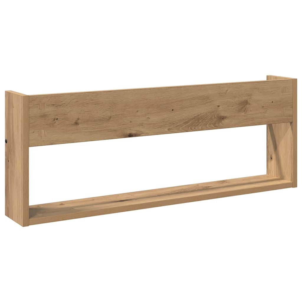 Magazin állvány 2 pcs artisan tölgy 80 x 12 x 30 cm faanyag