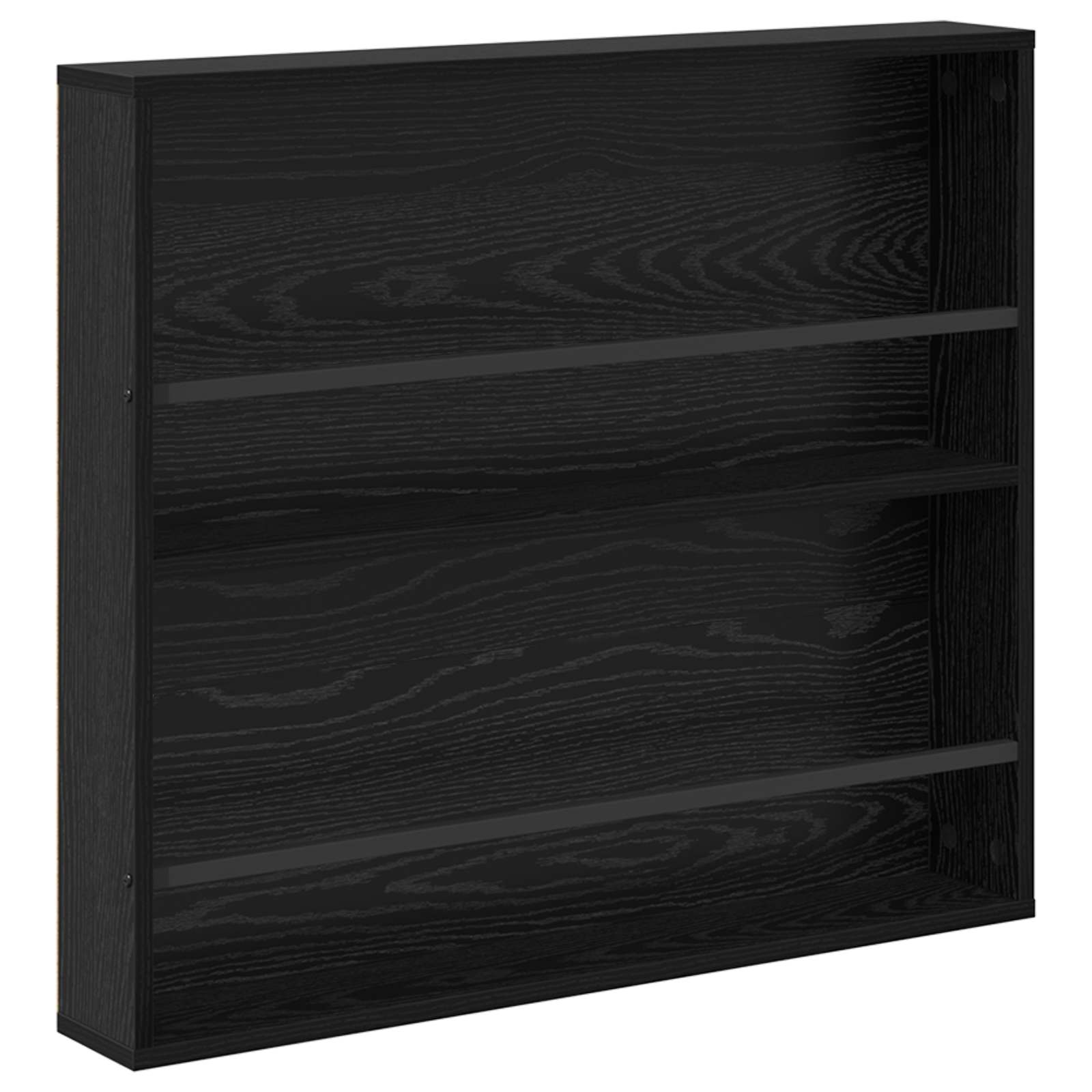 Magazin állvány 2 pcs fekete tölgy 80 x 12 x 70 cm faanyag