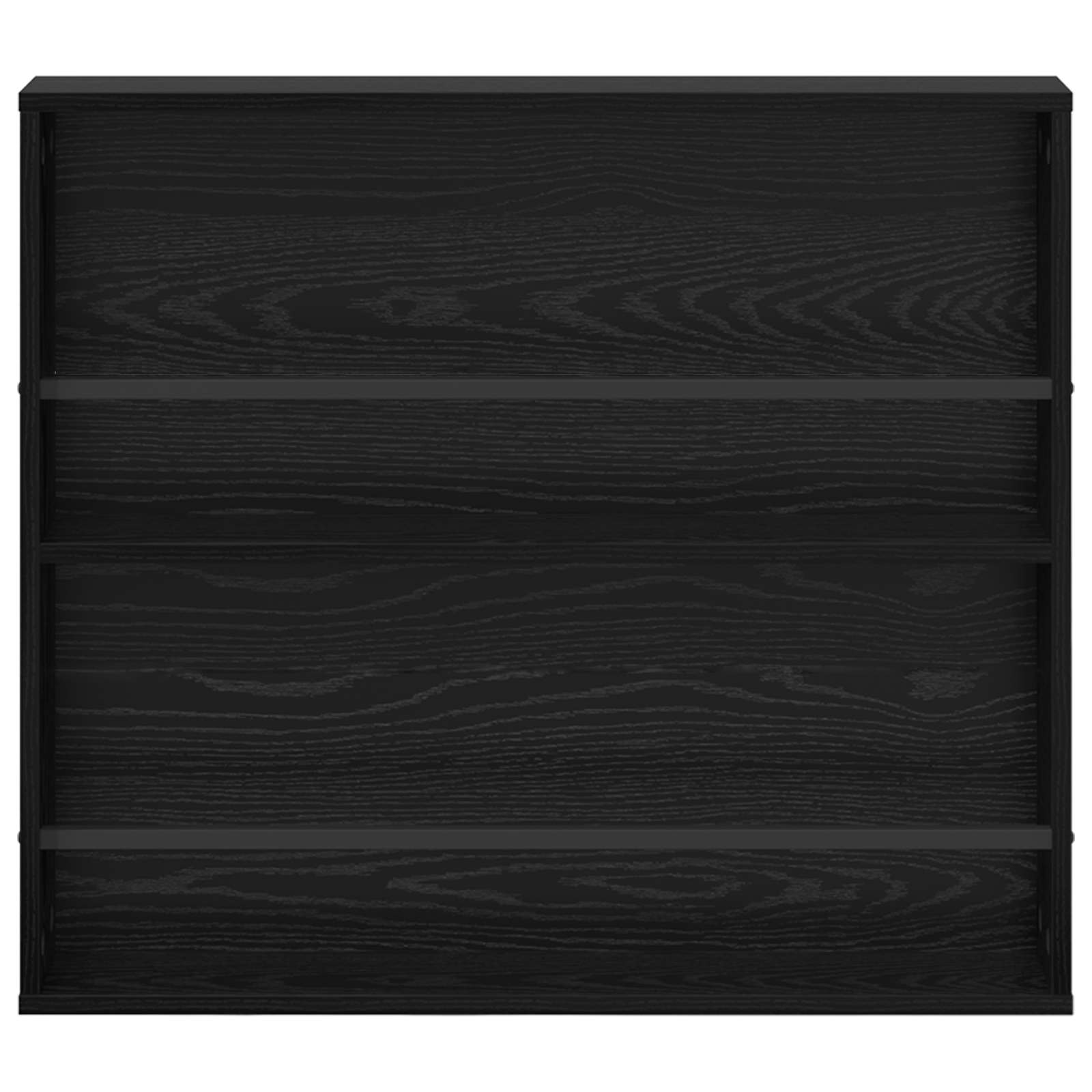 Magazin állvány 2 pcs fekete tölgy 80 x 12 x 70 cm faanyag