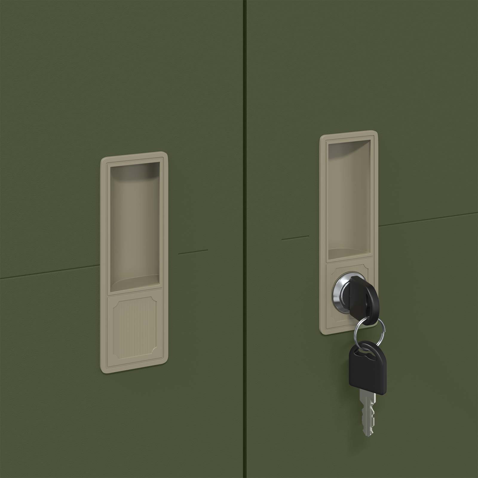 Tárolószekrény tárolóval 2 pcs olajzöld 90 x 40 x 140 cm