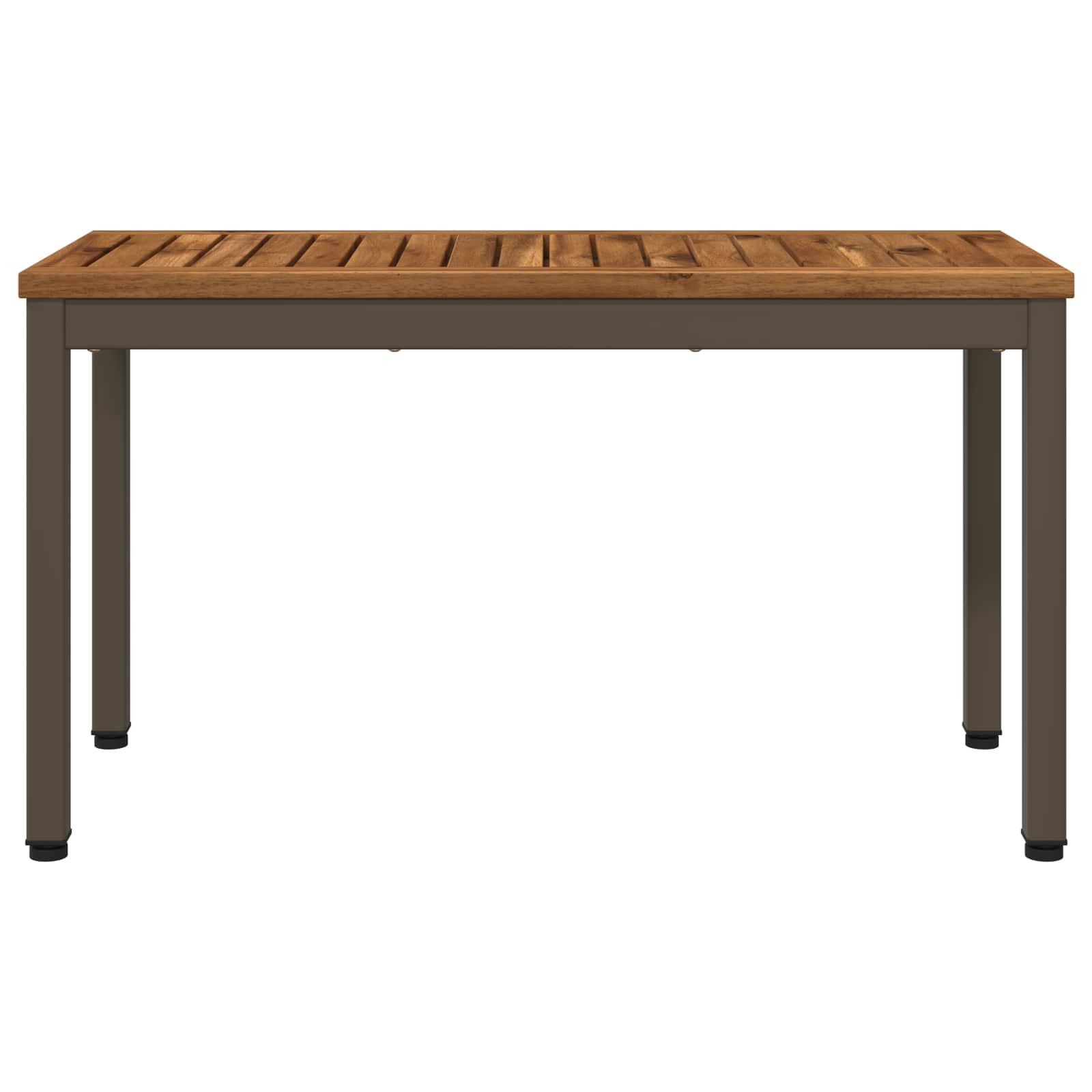 Kerti pad 80,5 x 35 x 45 cm tömör akácfa természetes és kávé