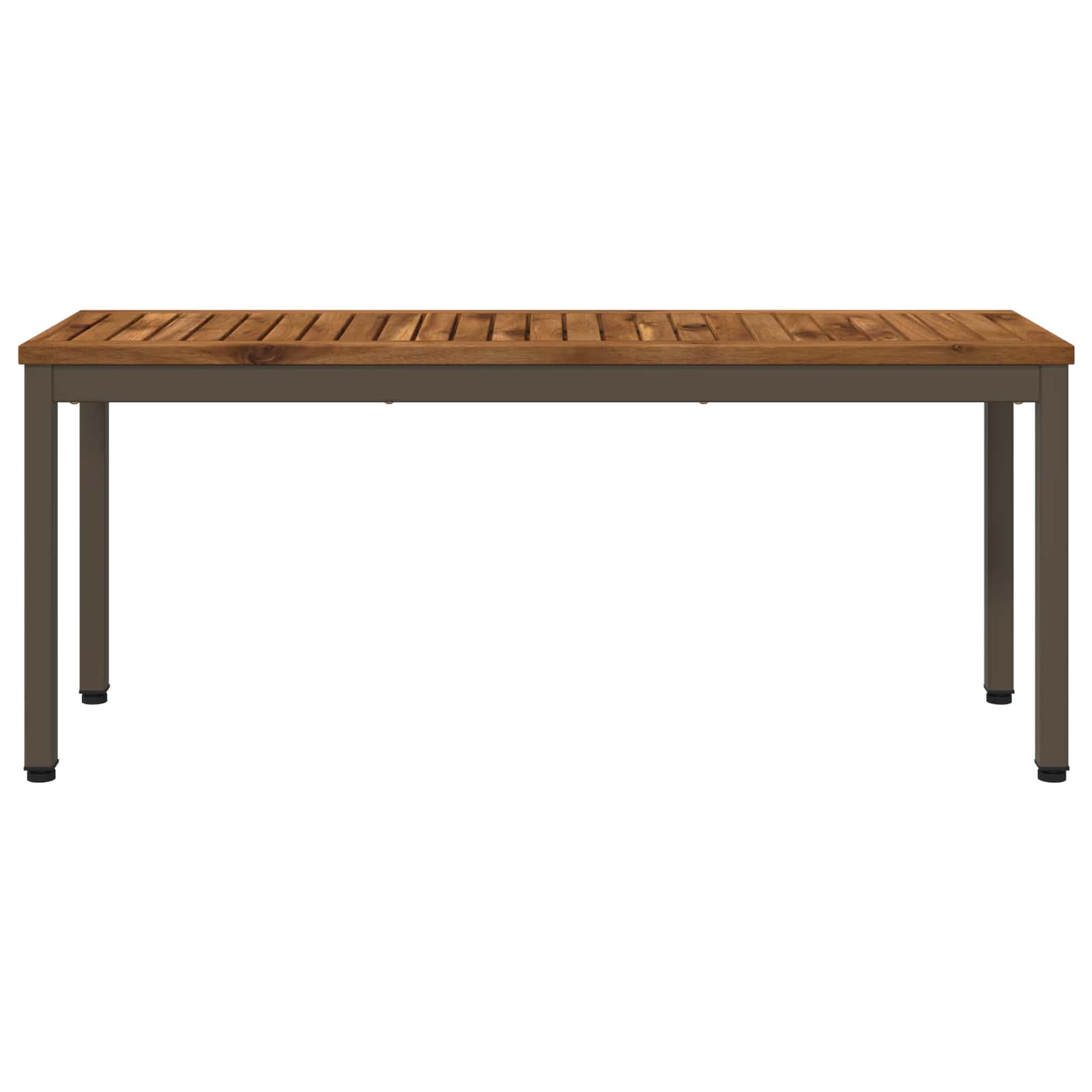 Kerti pad 108,5 x 35 x 45 cm tömör akácfa természetes és kávé