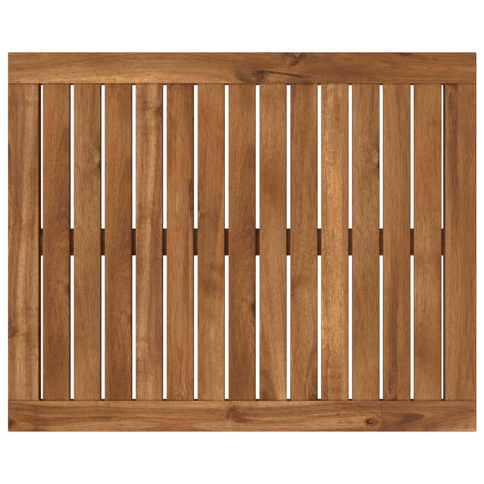 Asztallap 60,5 x 49 x 2 cm négyszögletes tömör akácfa