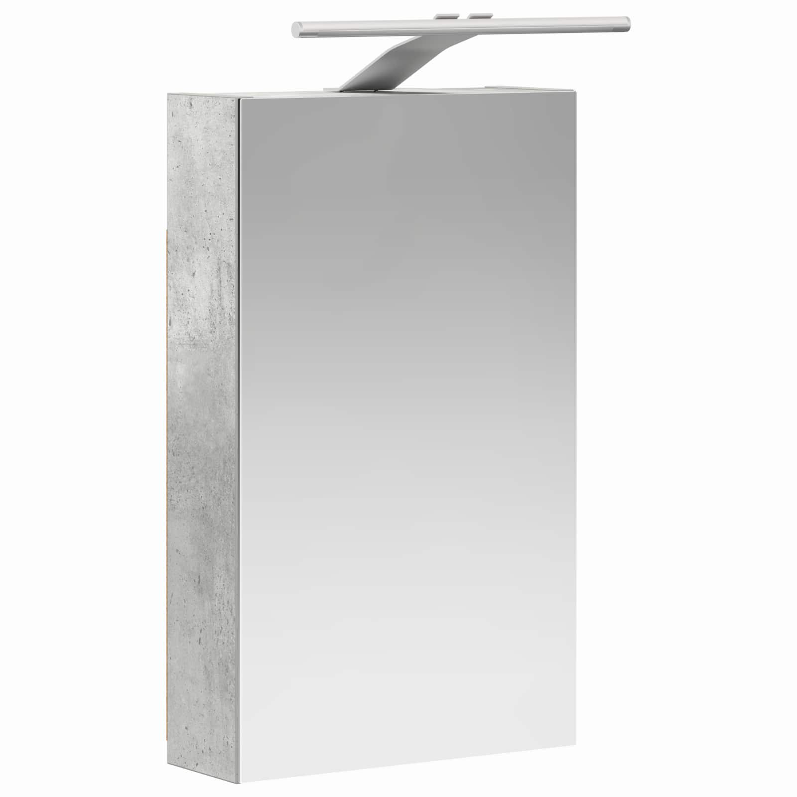 Fürdőszobai tükörszekrény beton szürke 30 x 10,5 x 50 cm