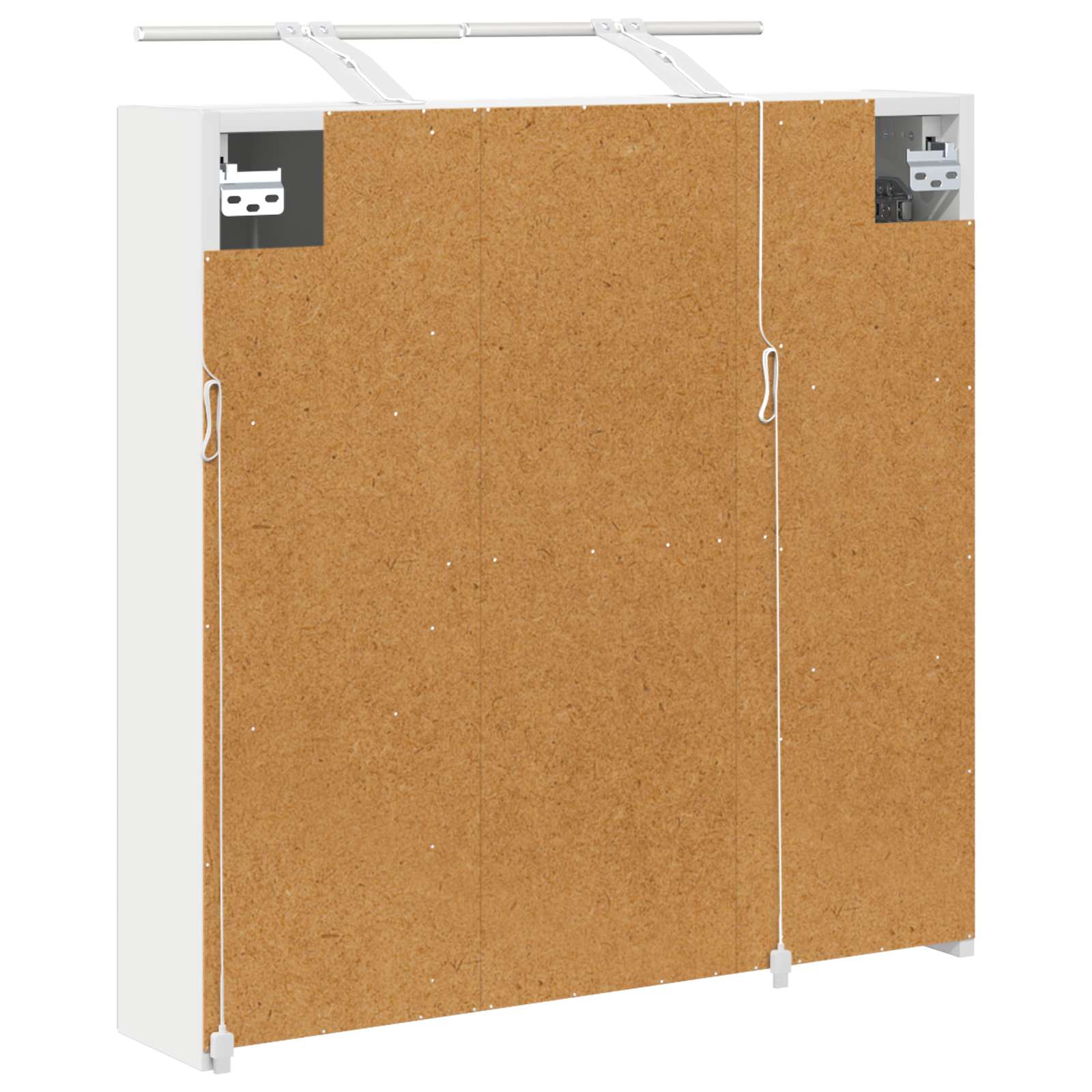 Fürdőszobai tükörszekrény fehér 70 x 14,5 x 70 cm faanyag