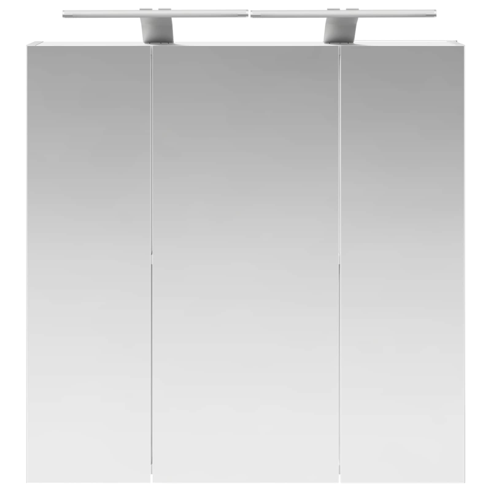 Fürdőszobai tükörszekrény fehér 70 x 14,5 x 70 cm faanyag