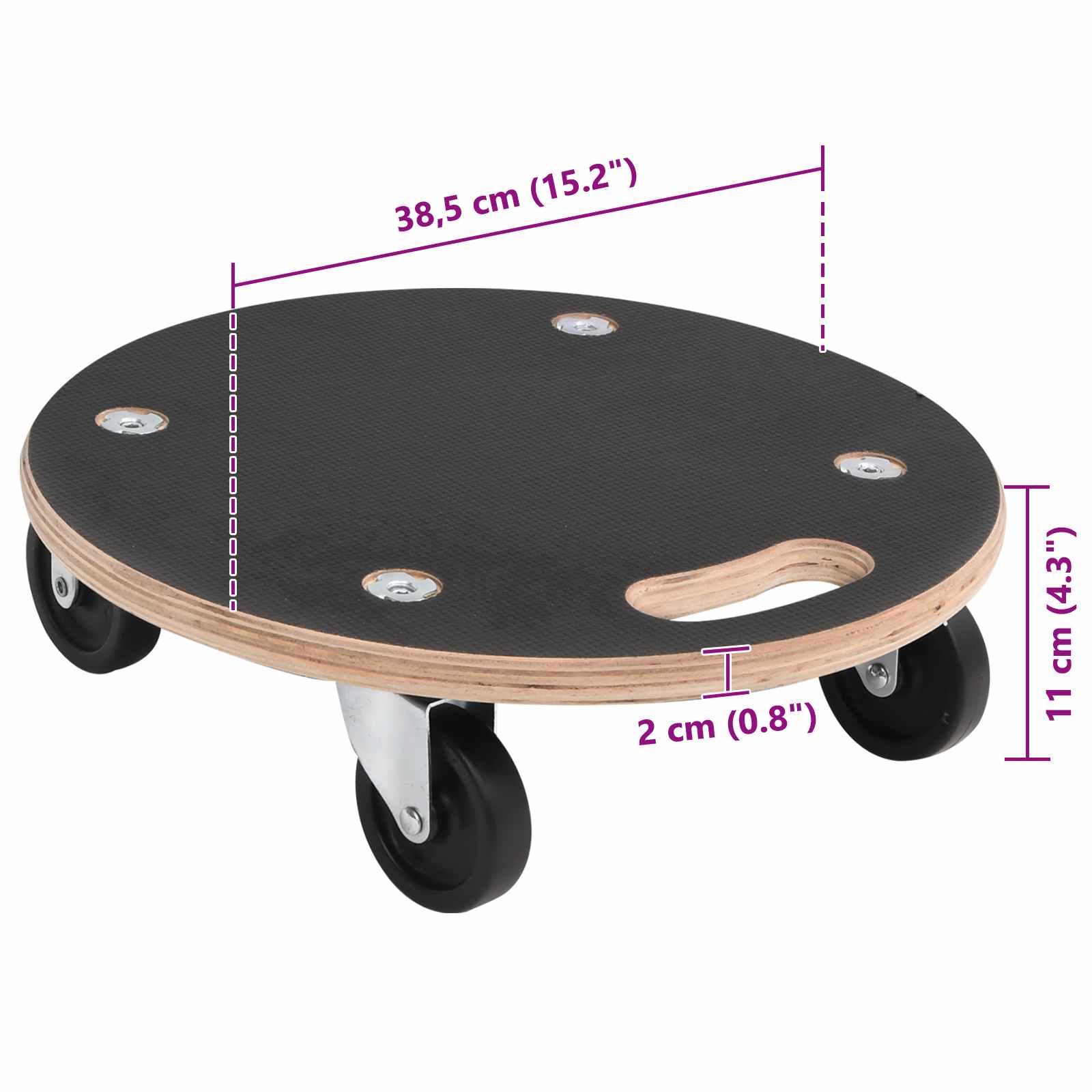 Szállító targonca 6 pcs szürke furnér