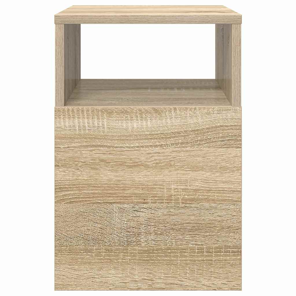 Végasztal sonoma tölgy 30,5 x 30 x 45 cm szerelt fa