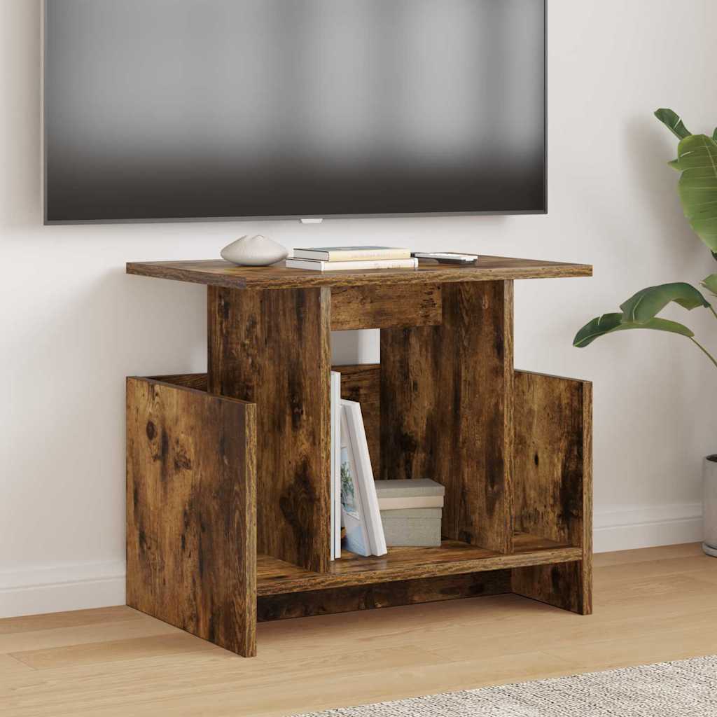Tv állvány füstölt tölgy 50 x 35 x 45 cm faanyag