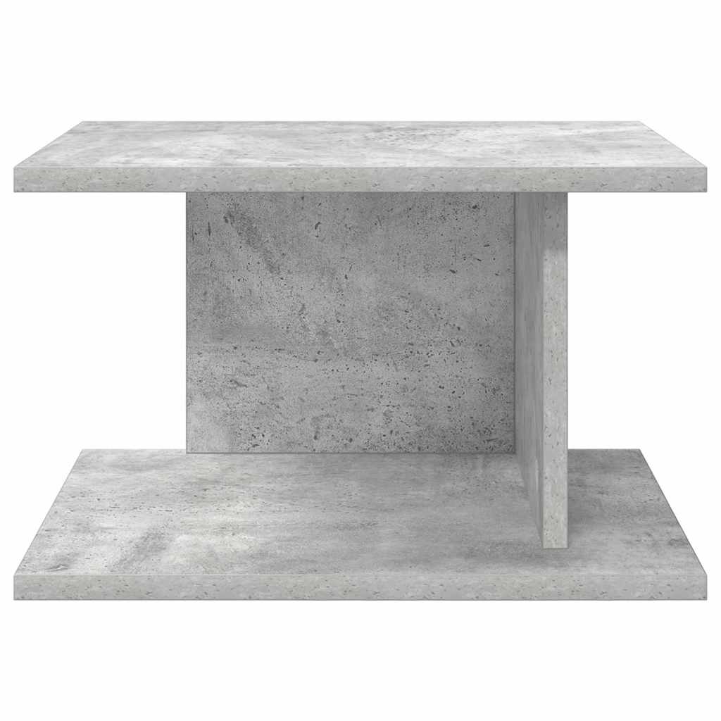 Éjjeli asztal 2 pcs beton szürke 40 x 30 x 25 cm faanyag