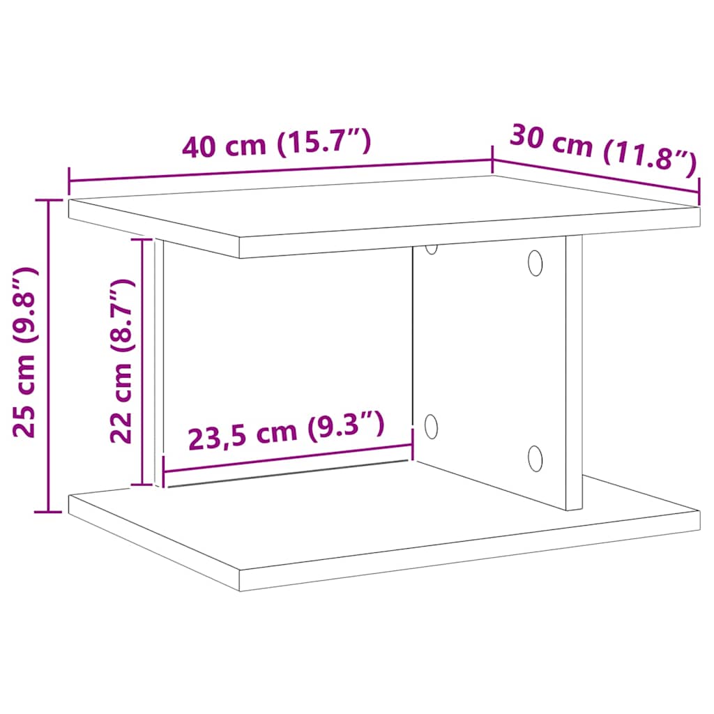 Éjjeli asztal öreg fa 40 x 30 x 25 cm faanyag