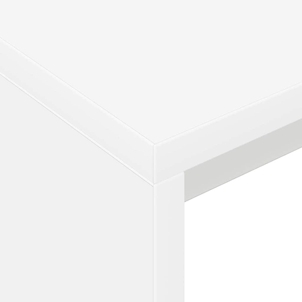 Asztal fehér 109 x 50 x 78 cm faanyag