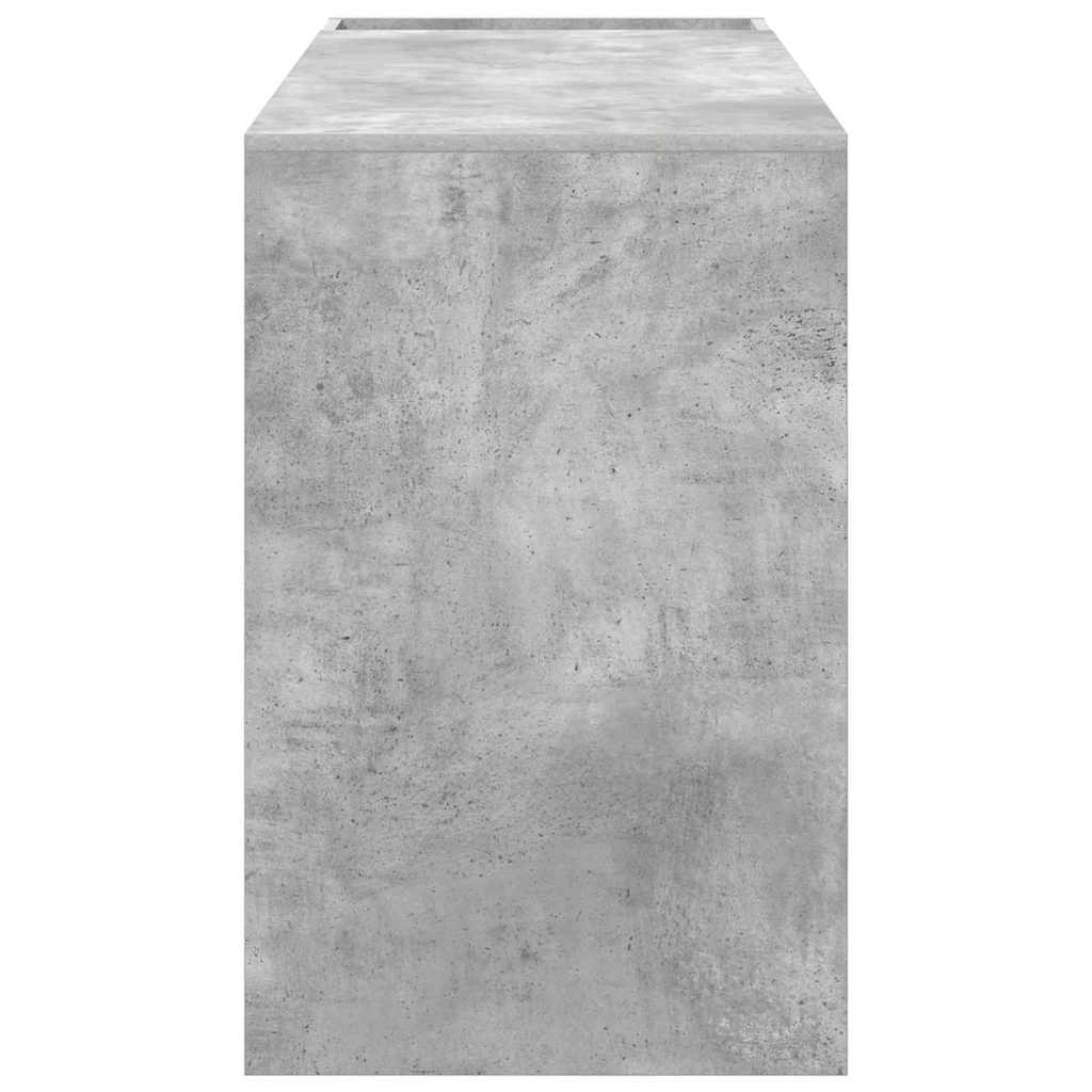 Asztal beton szürke 109 x 50 x 78 cm faanyag
