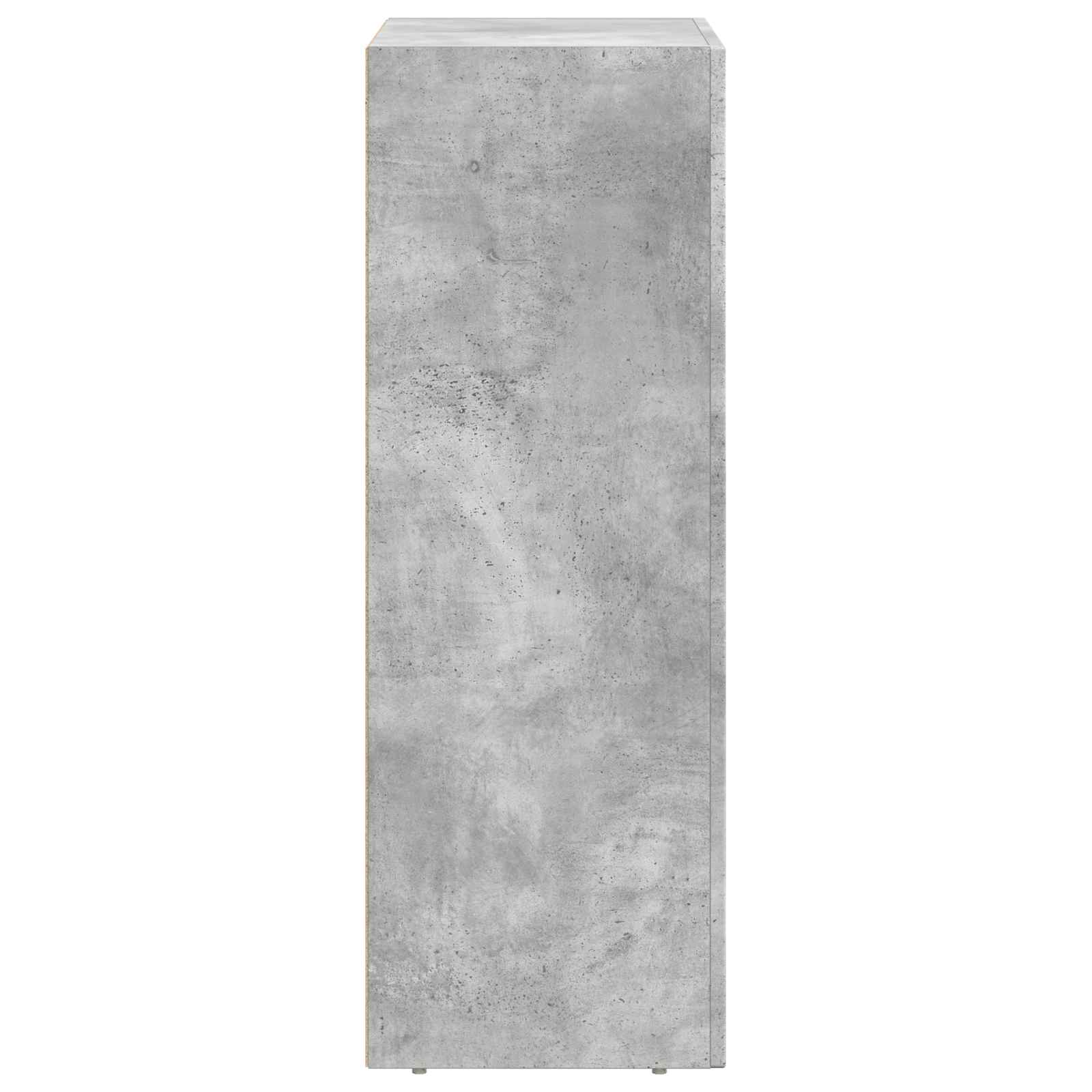 Széf beton szürke 59 x 35 x 100,5 cm faanyag