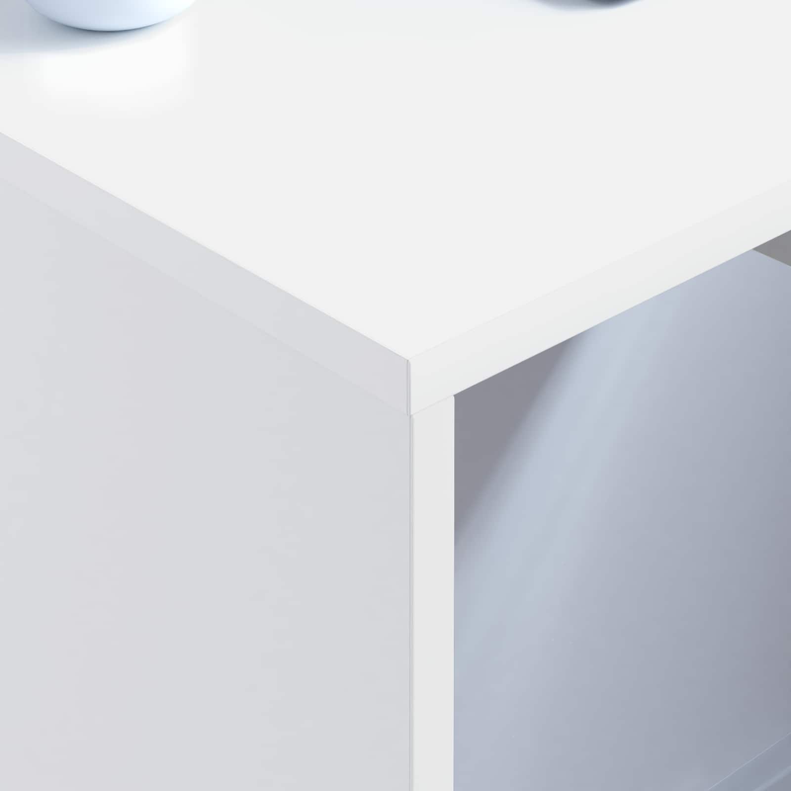 Falra szerelhető íróasztal fehér 60 x 45 x 30 cm faanyag