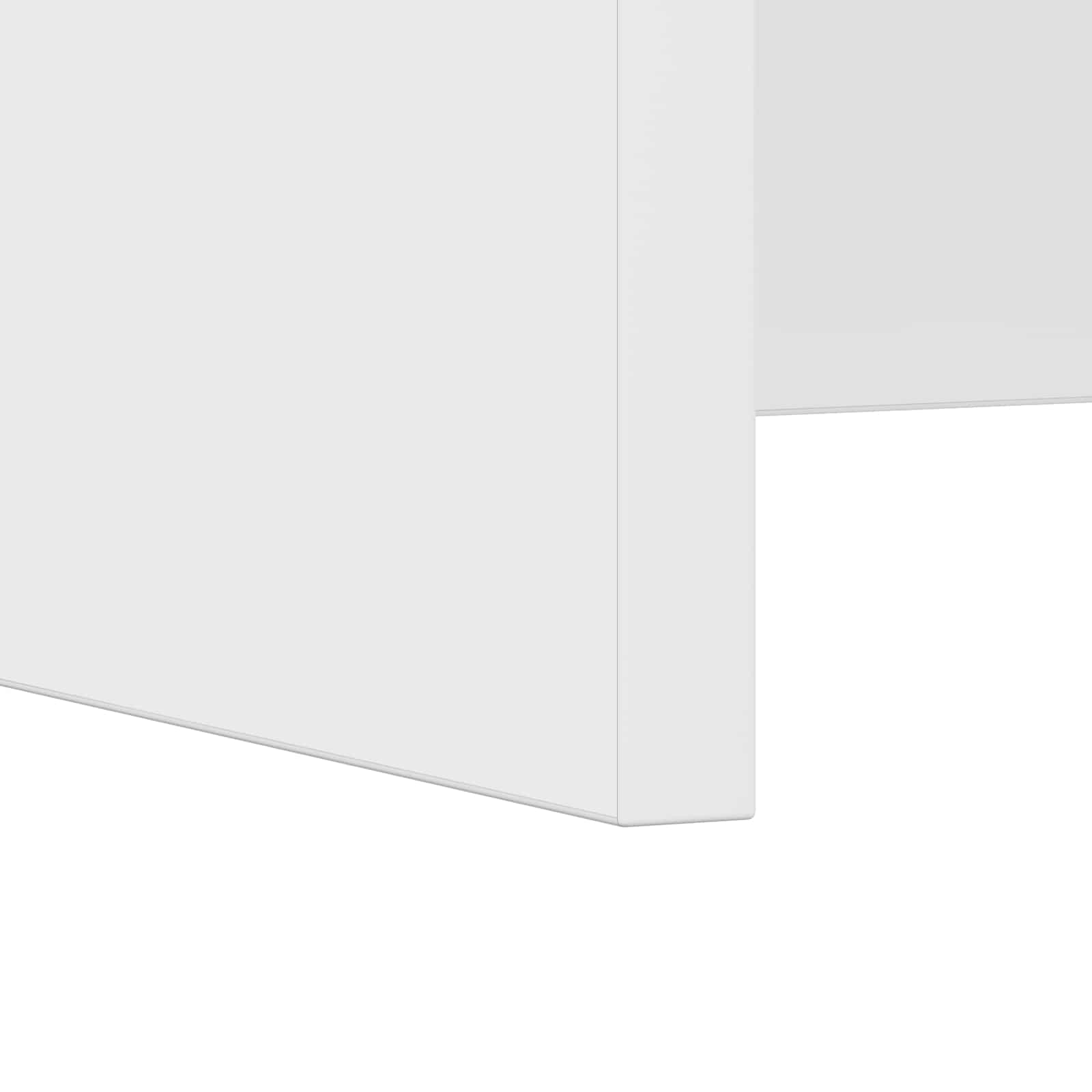 Falra szerelhető íróasztal fehér 80 x 45 x 30 cm faanyag