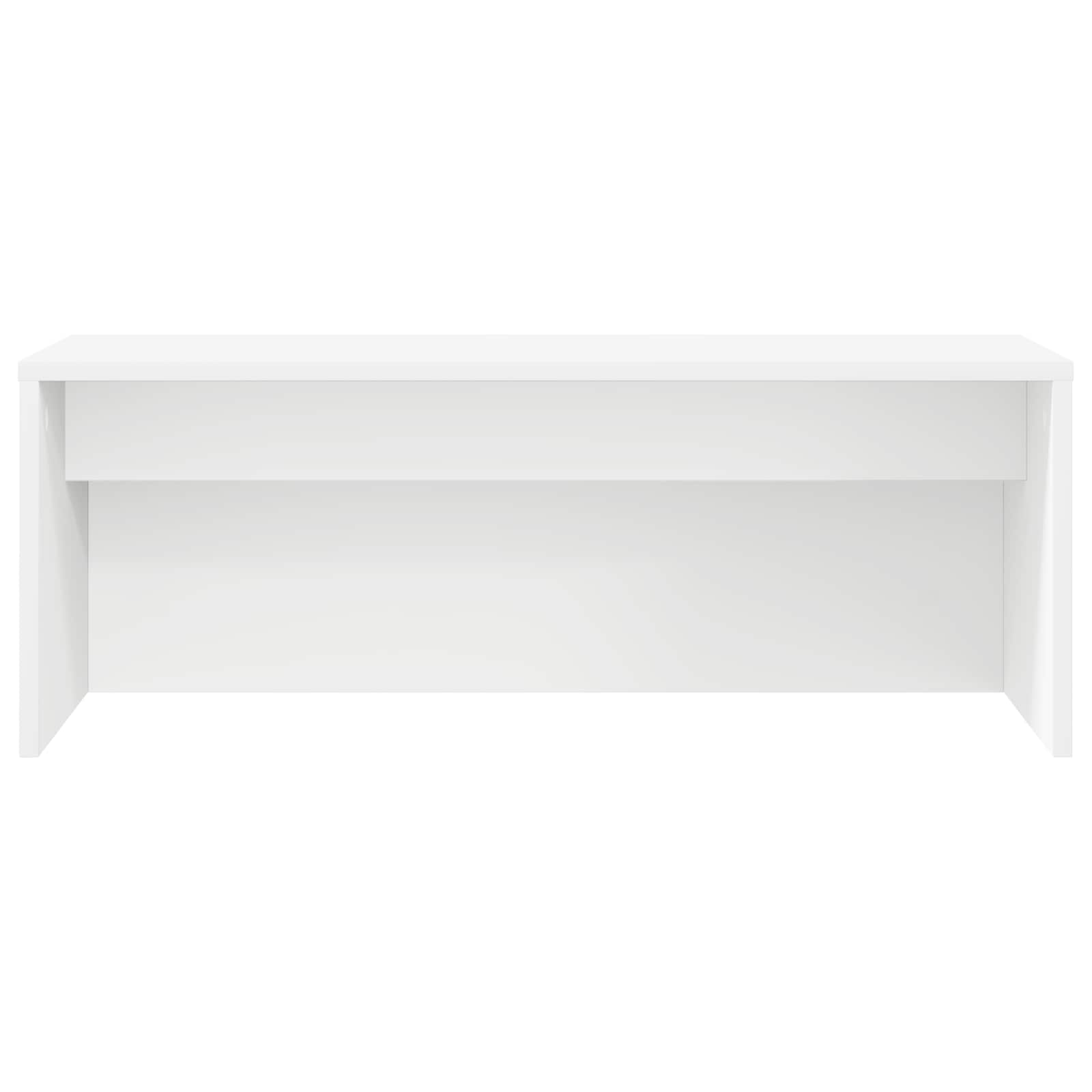 Falra szerelhető íróasztal fehér 80 x 45 x 30 cm faanyag