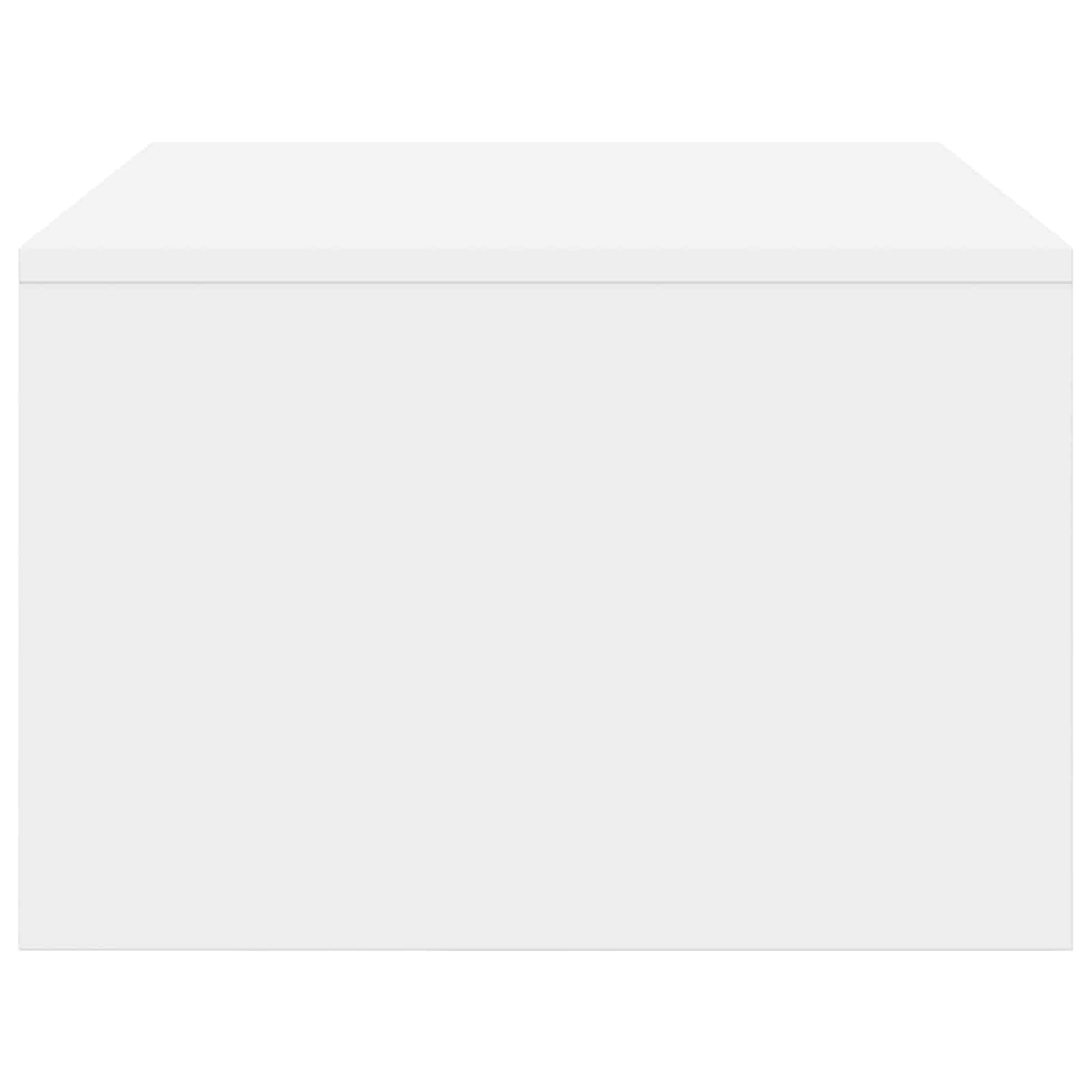 Falra szerelhető íróasztal fehér 80 x 45 x 30 cm faanyag