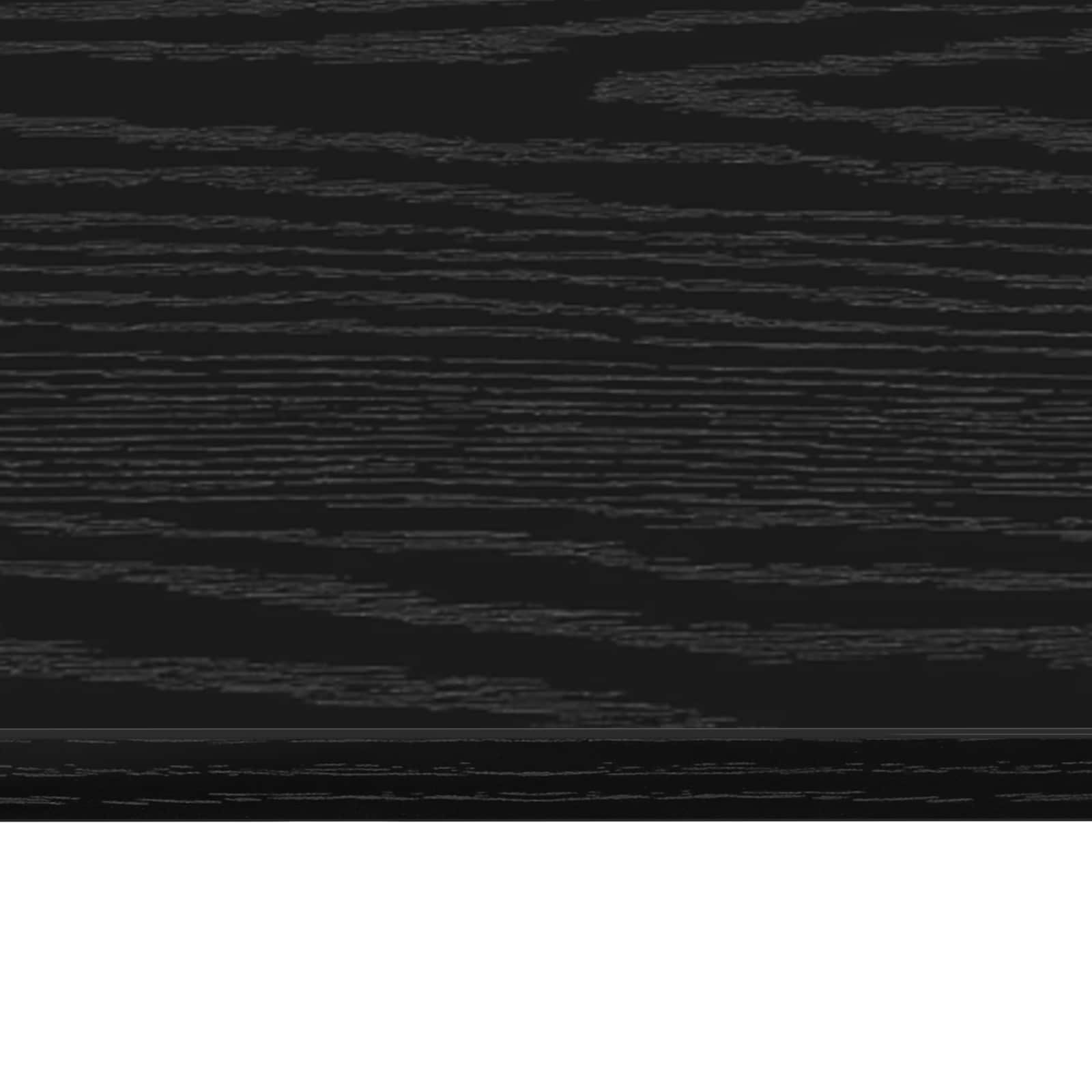 Falra szerelhető íróasztal fekete tölgy 80 x 45 x 30 cm faanyag