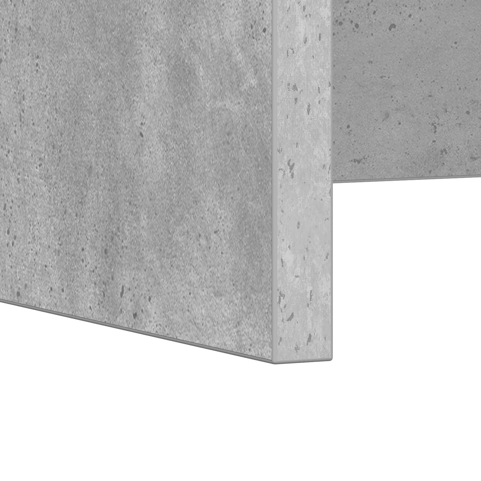Falra szerelhető íróasztal beton szürke 80 x 45 x 30 cm faanyag