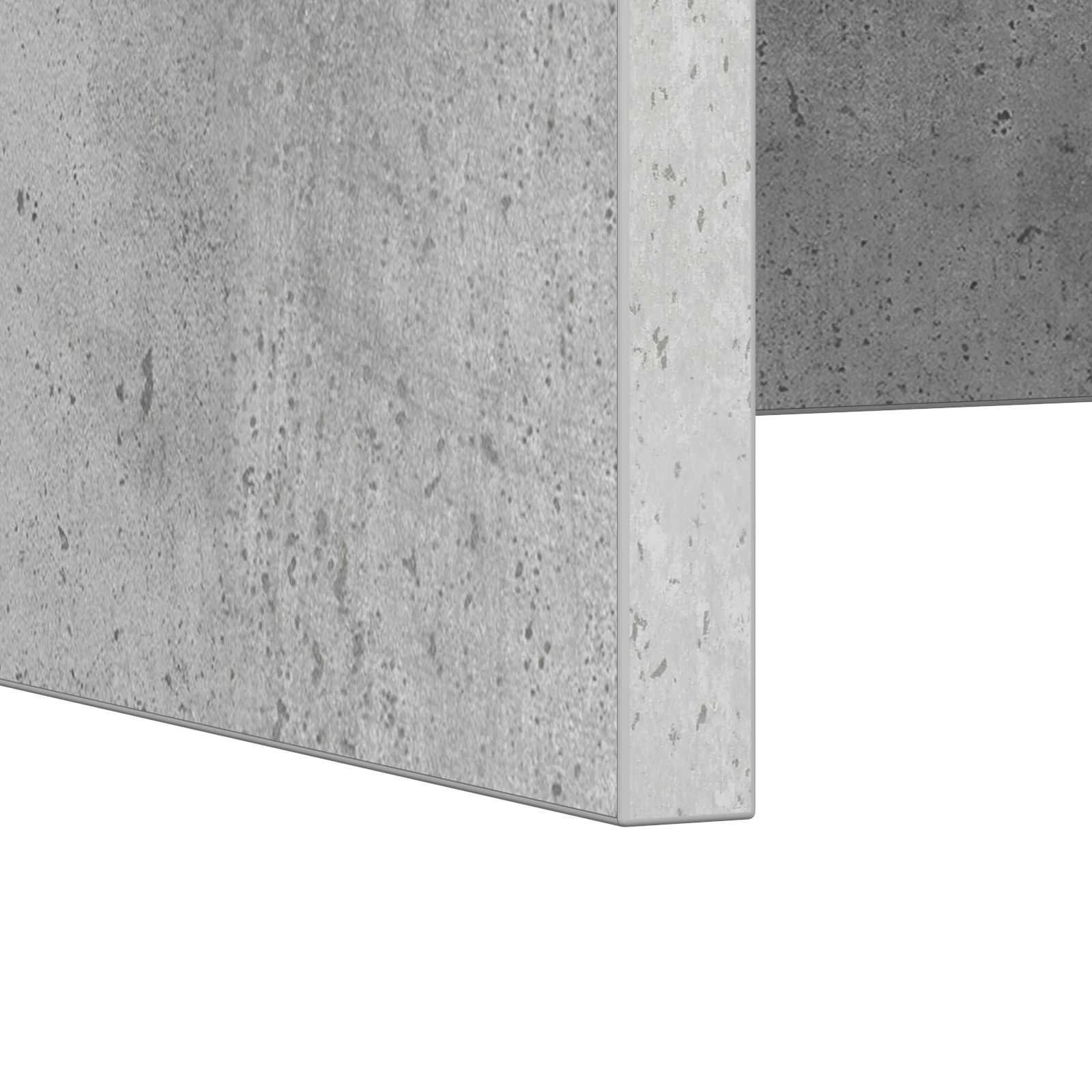 Falra szerelhető íróasztal beton szürke 100 x 45 x 30 cm