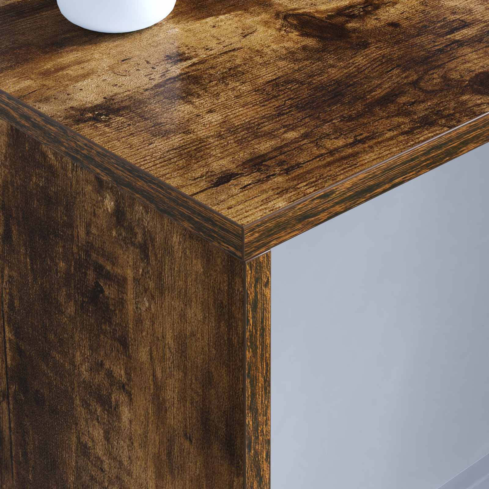 Falra szerelhető íróasztal füstölt tölgy 100 x 45 x 30 cm