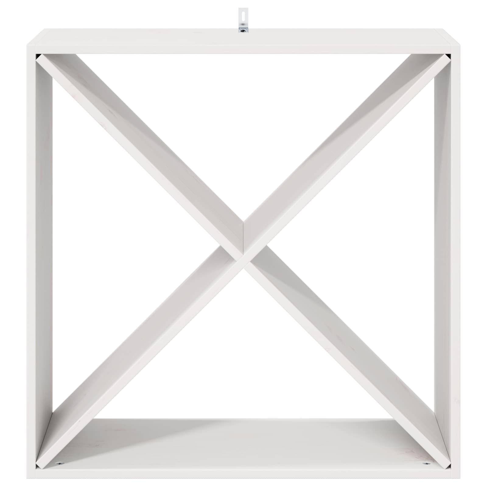 Borágas 2 pcs fehér 62 x 25 x 62 cm tömör fenyőfa