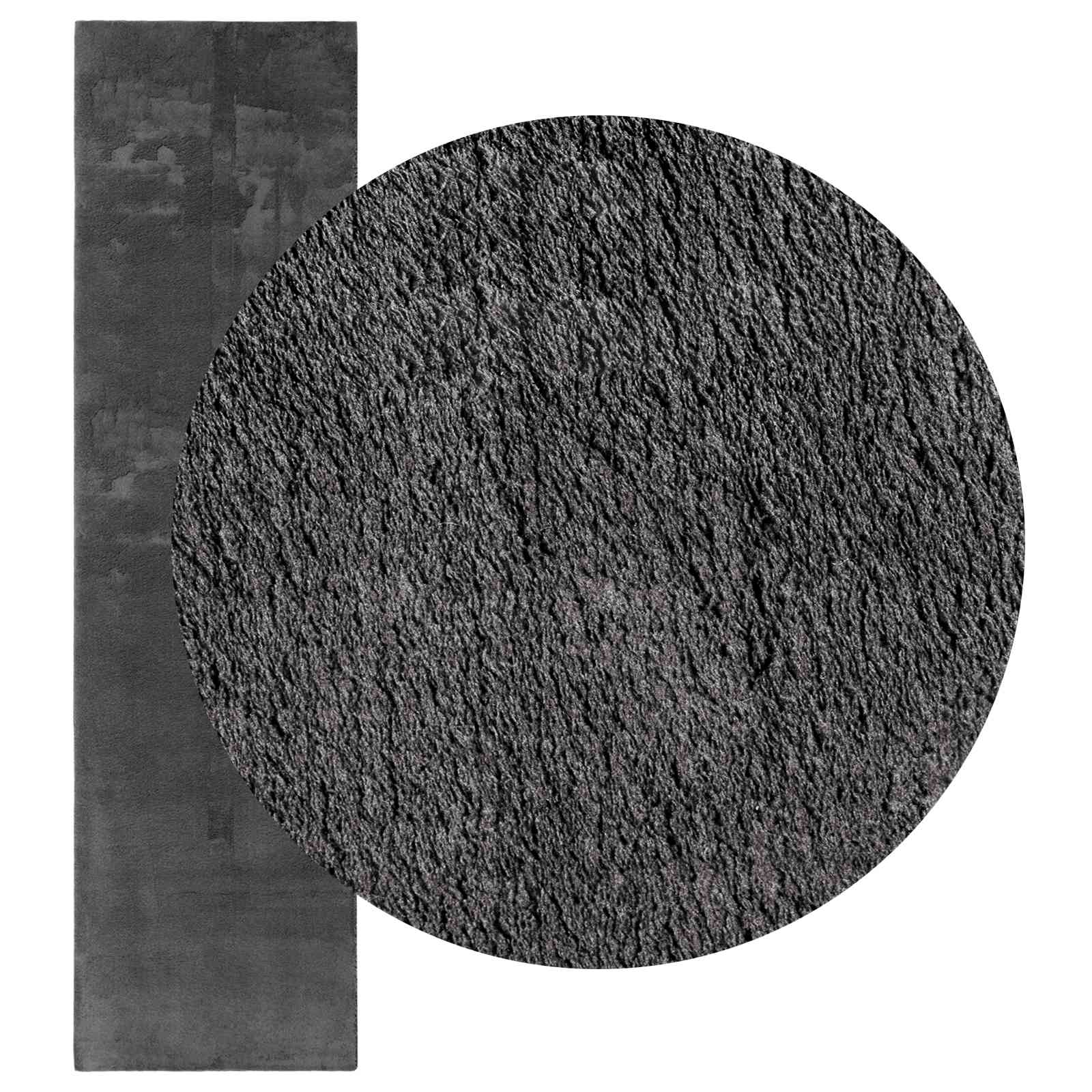 Területszőnyegek huarte antracit 300 x 80 cm poliészter