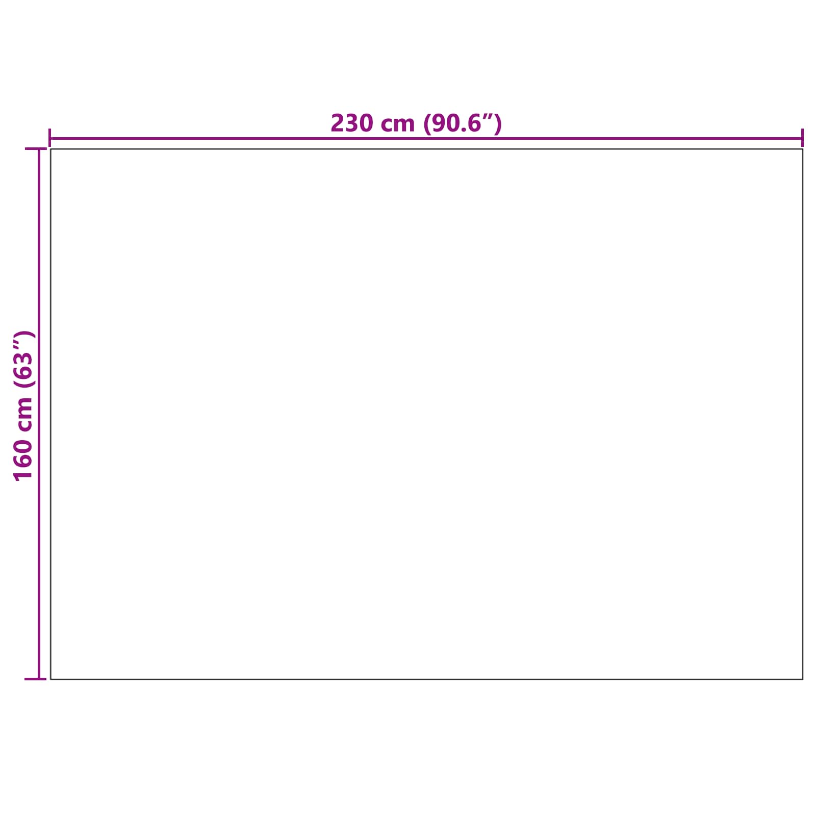 Területszőnyegek huarte bézs 230 x 160 cm poliészter