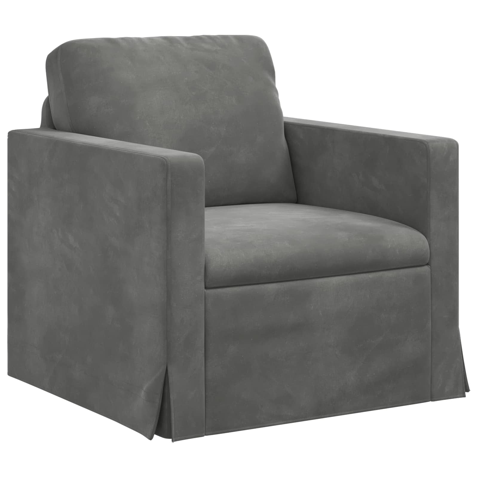 Kanapé 2 pcs sötétszürke