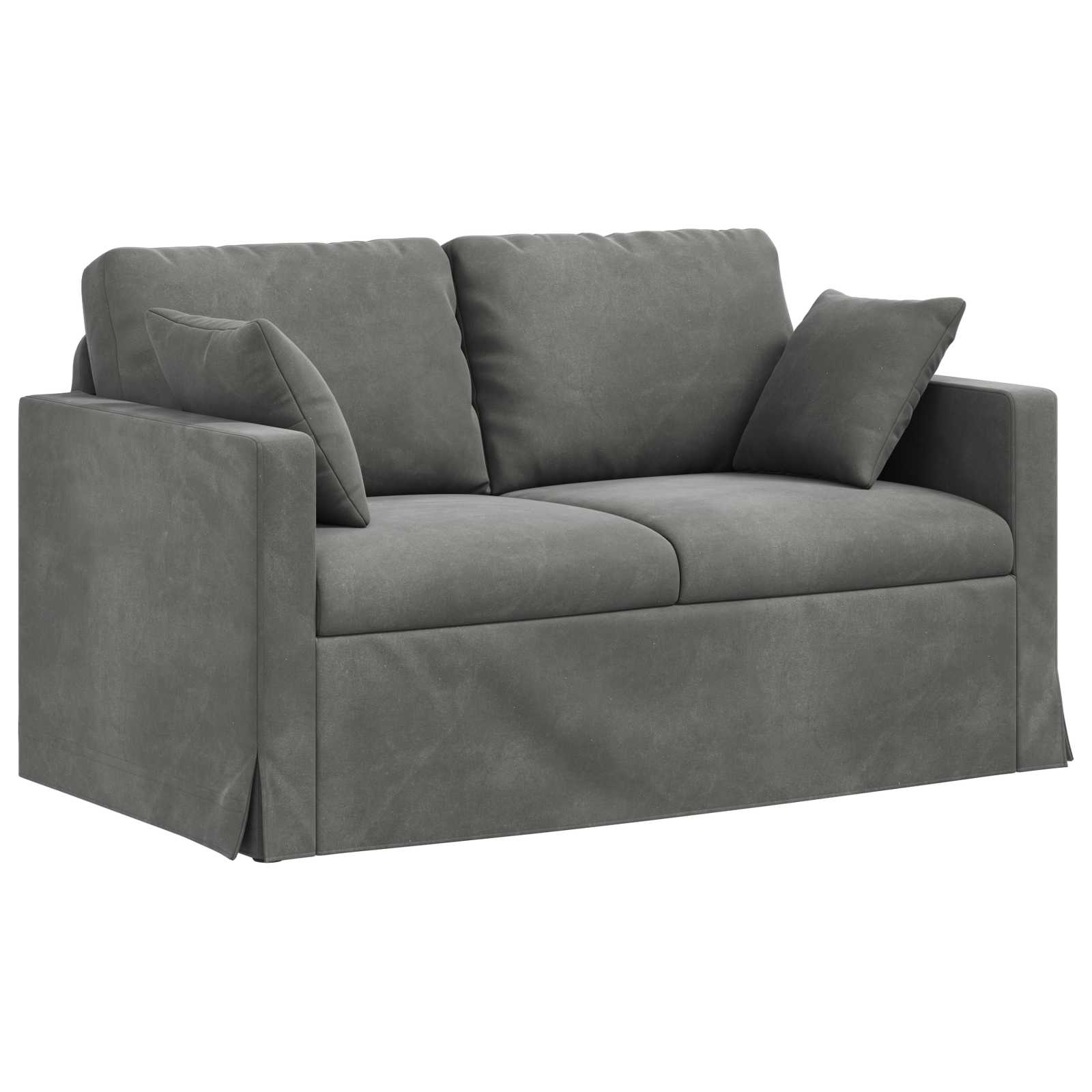 Kanapé 2 pcs sötétszürke