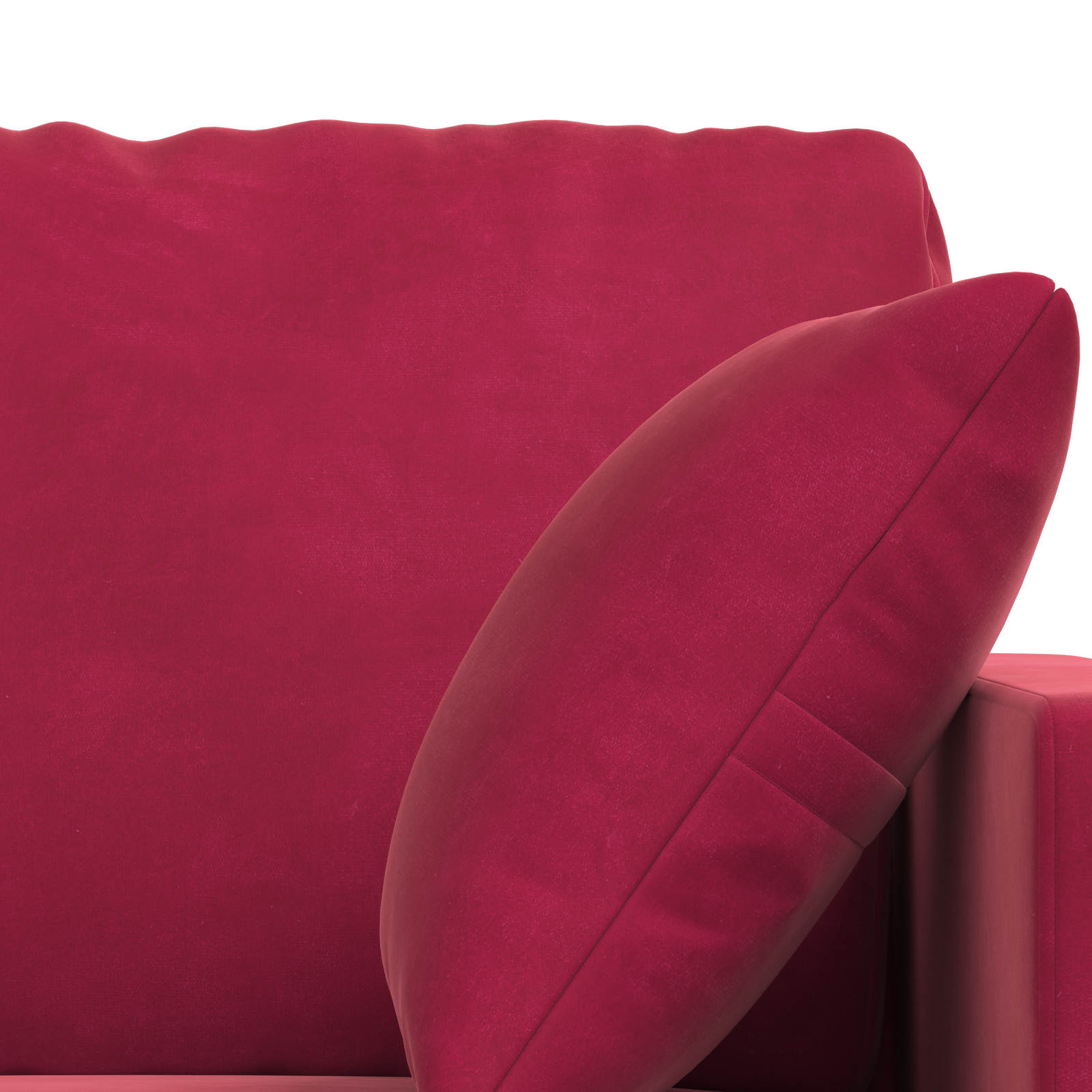 Kanapé 2 pcs bordó