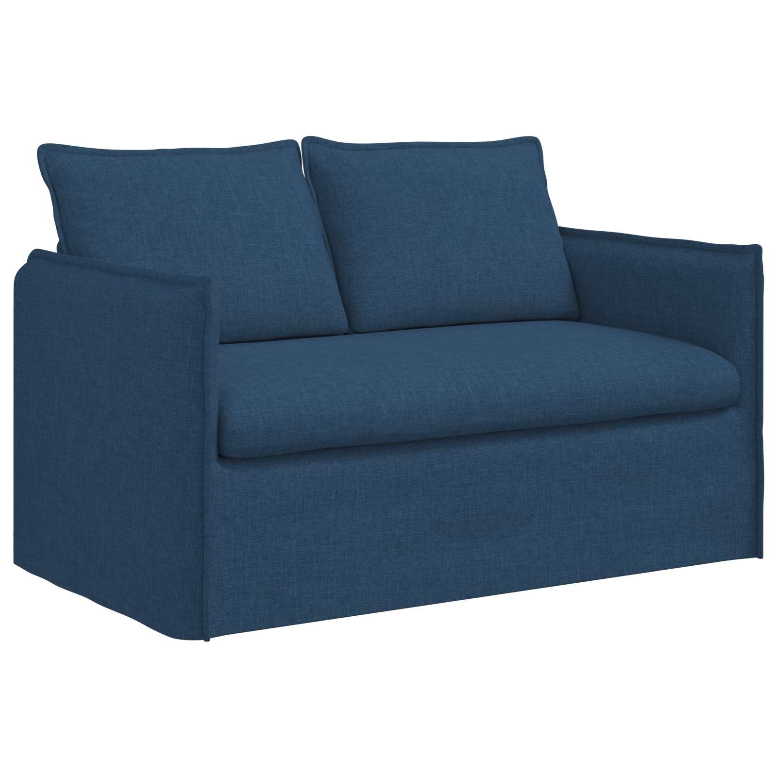 Kanapé 120cm 2 pcs kék fém