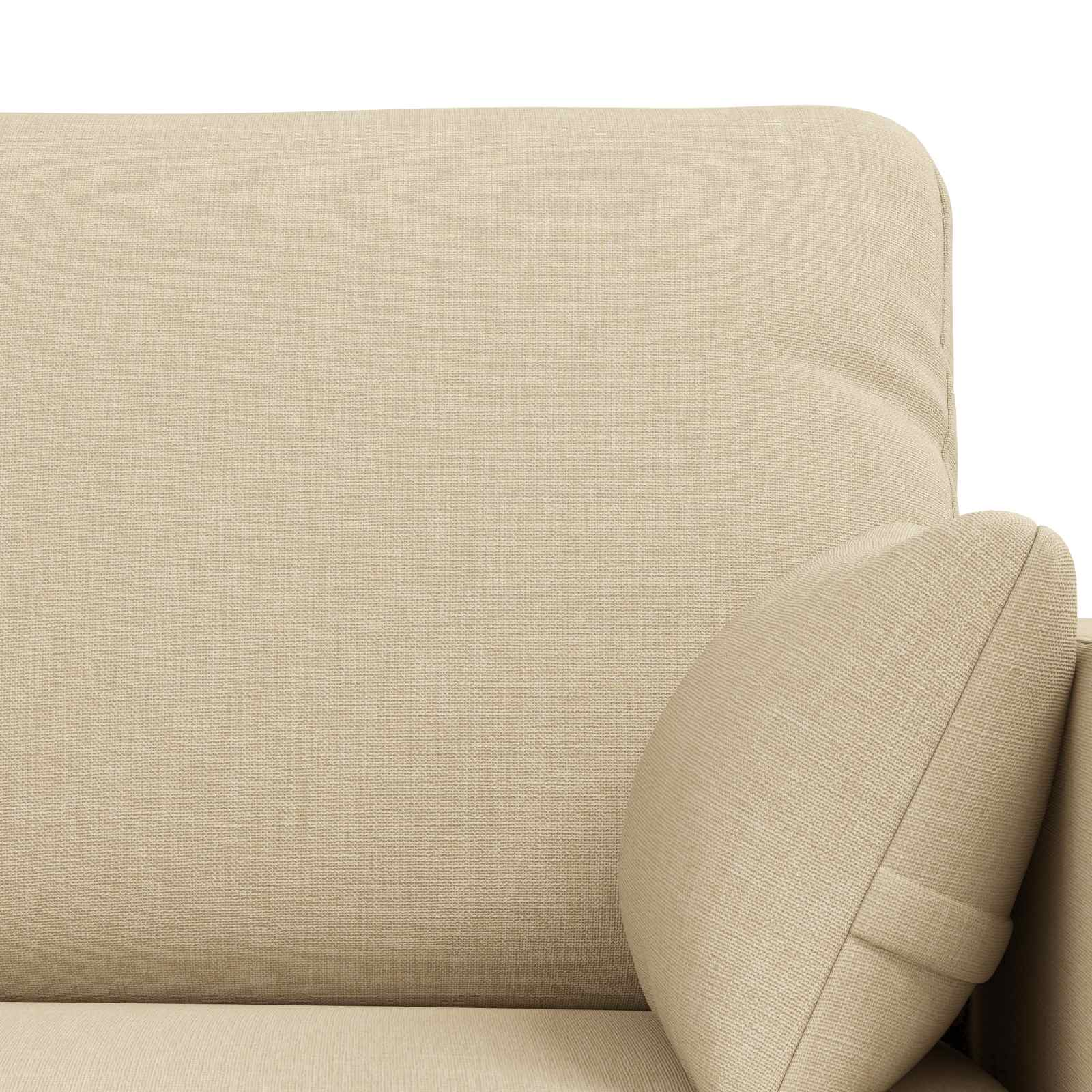 Kanapé 180cm 2 pcs krém fém