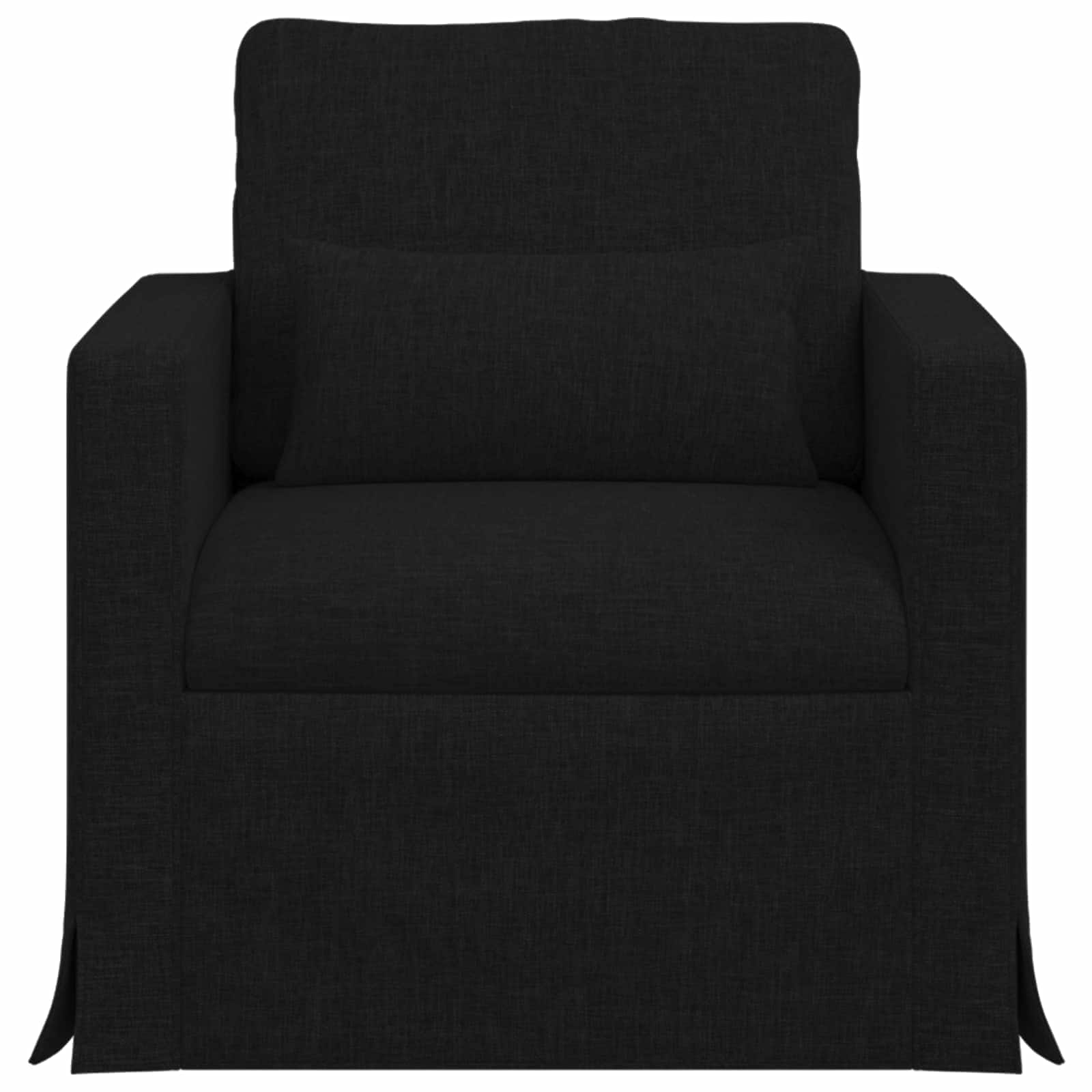 Kanapé fekete 78 x 78 x 80 cm fém