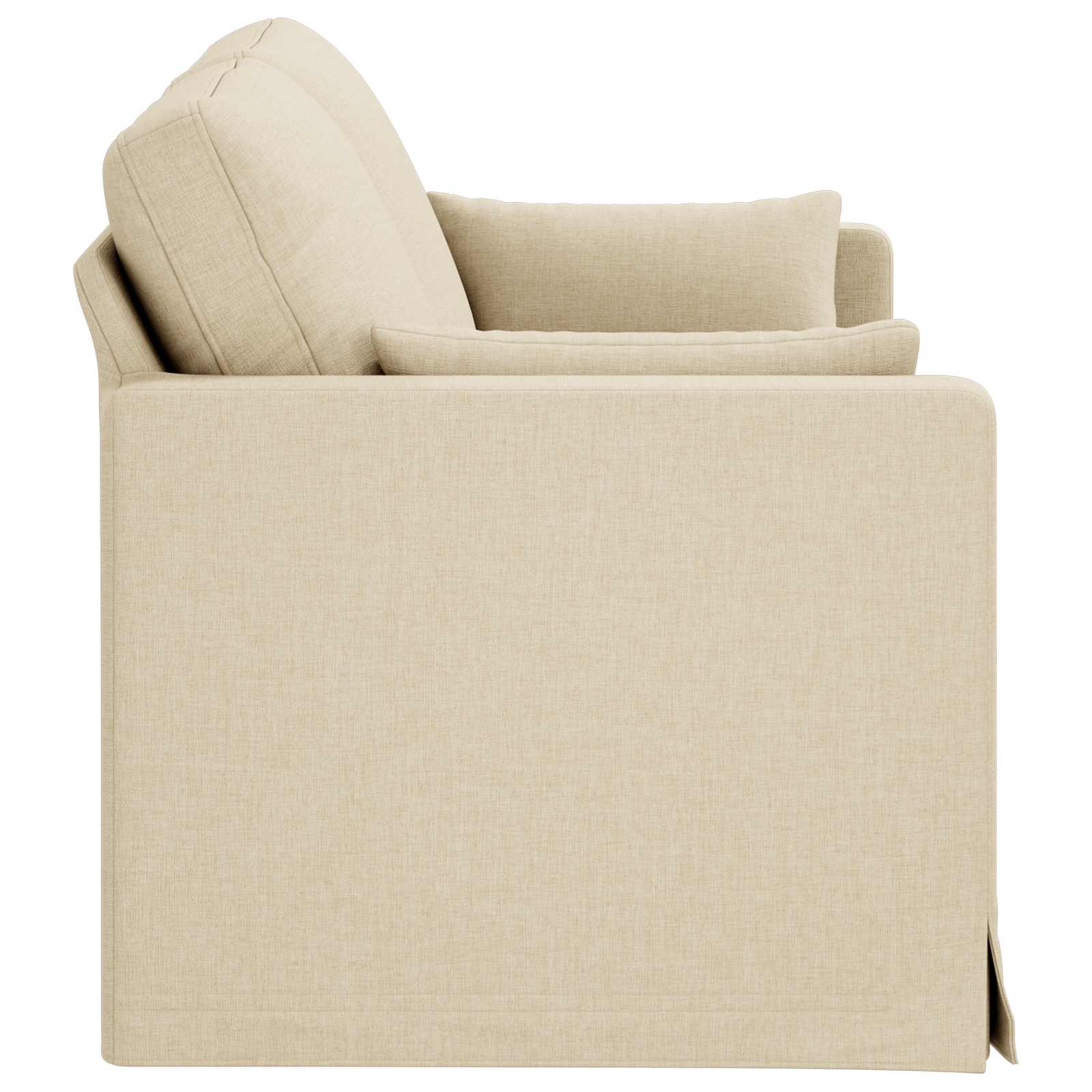 Kanapé krém 159 x 78 x 80 cm fém