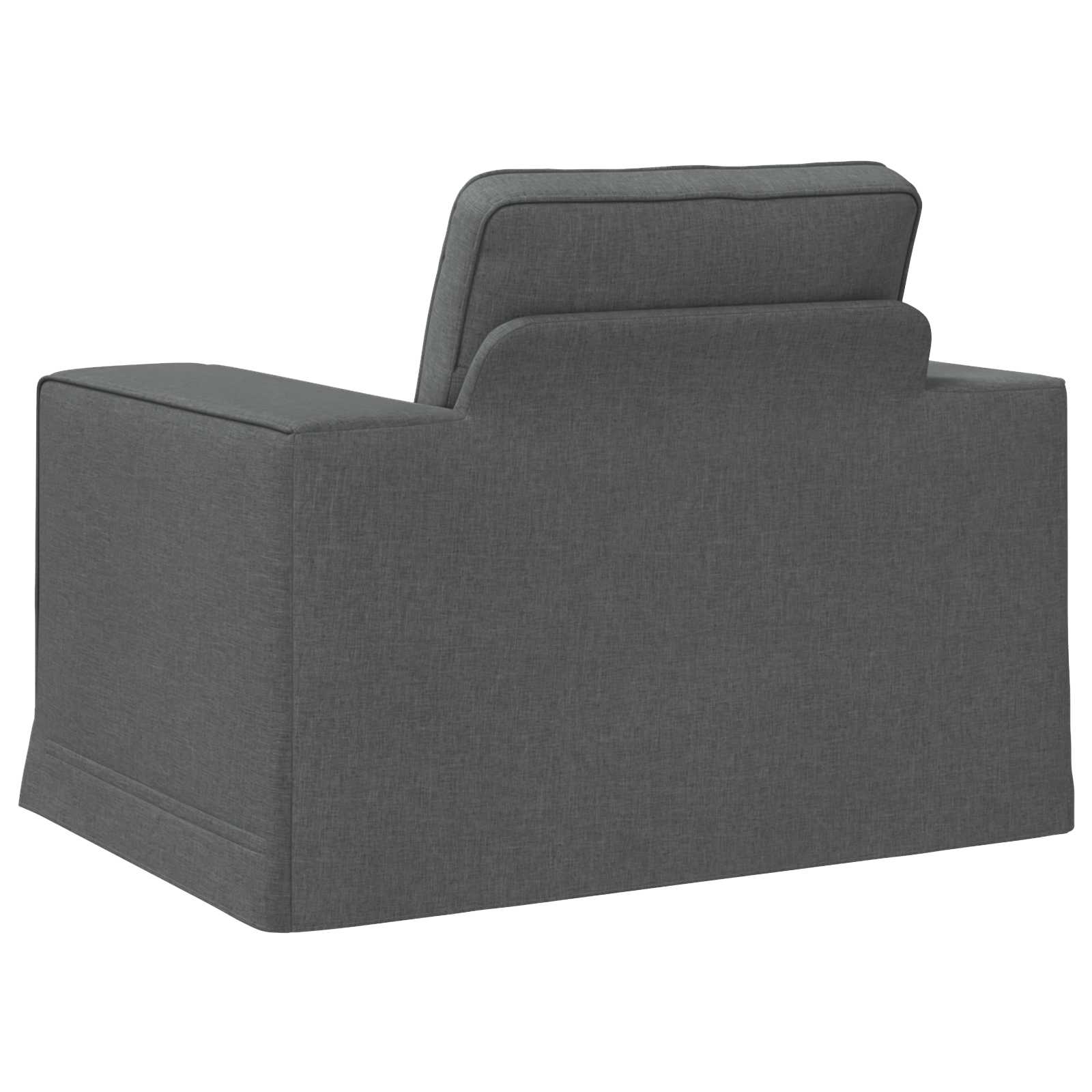 Kanapé sötétszürke 102 x 80 x 82 cm fém