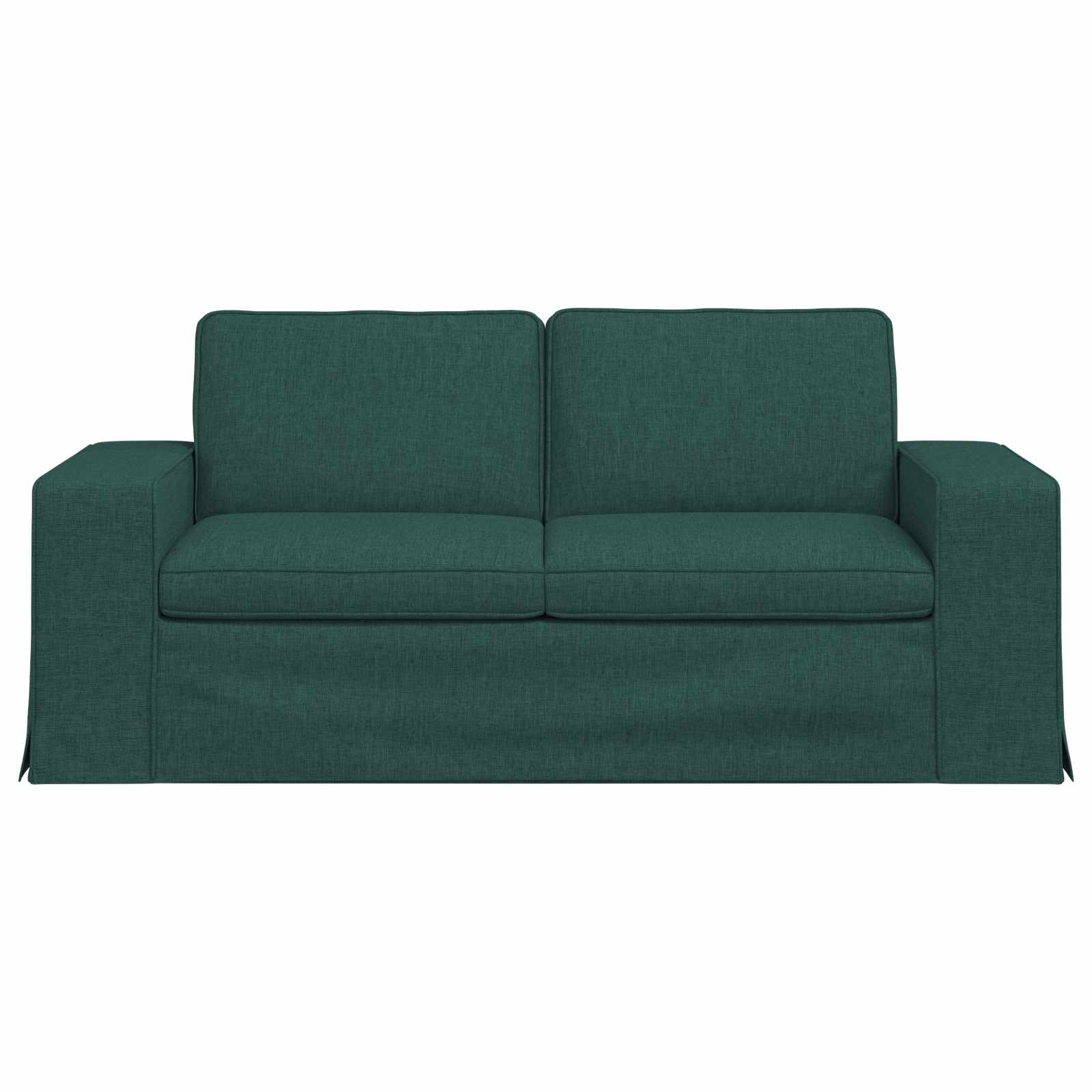 Kanapé sötétzöld 182 x 80 x 82 cm fém