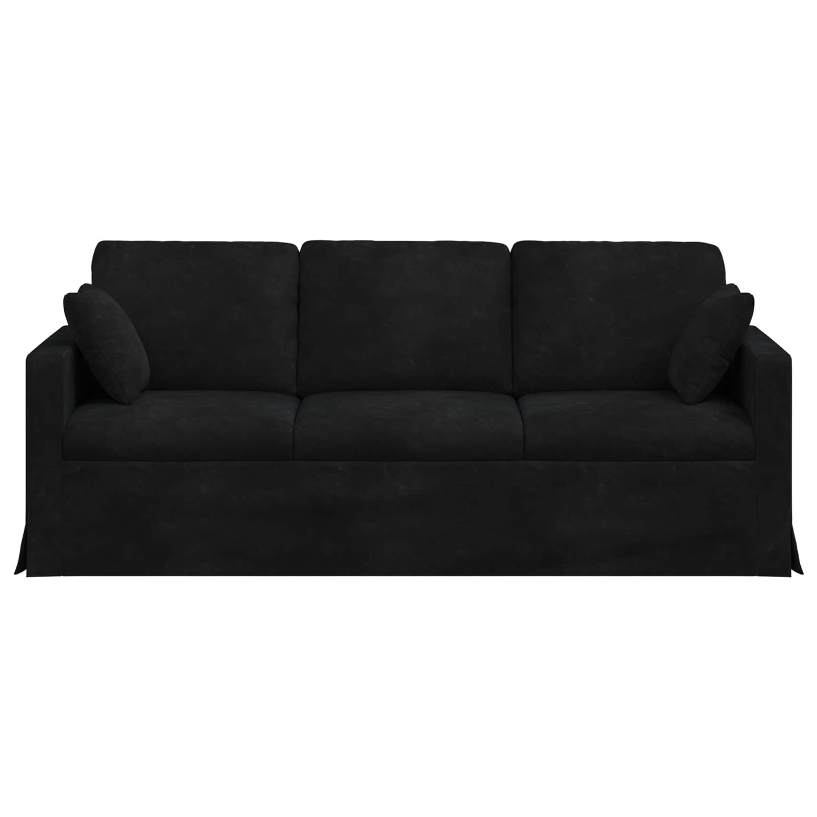 Kanapé 180cm fekete fém