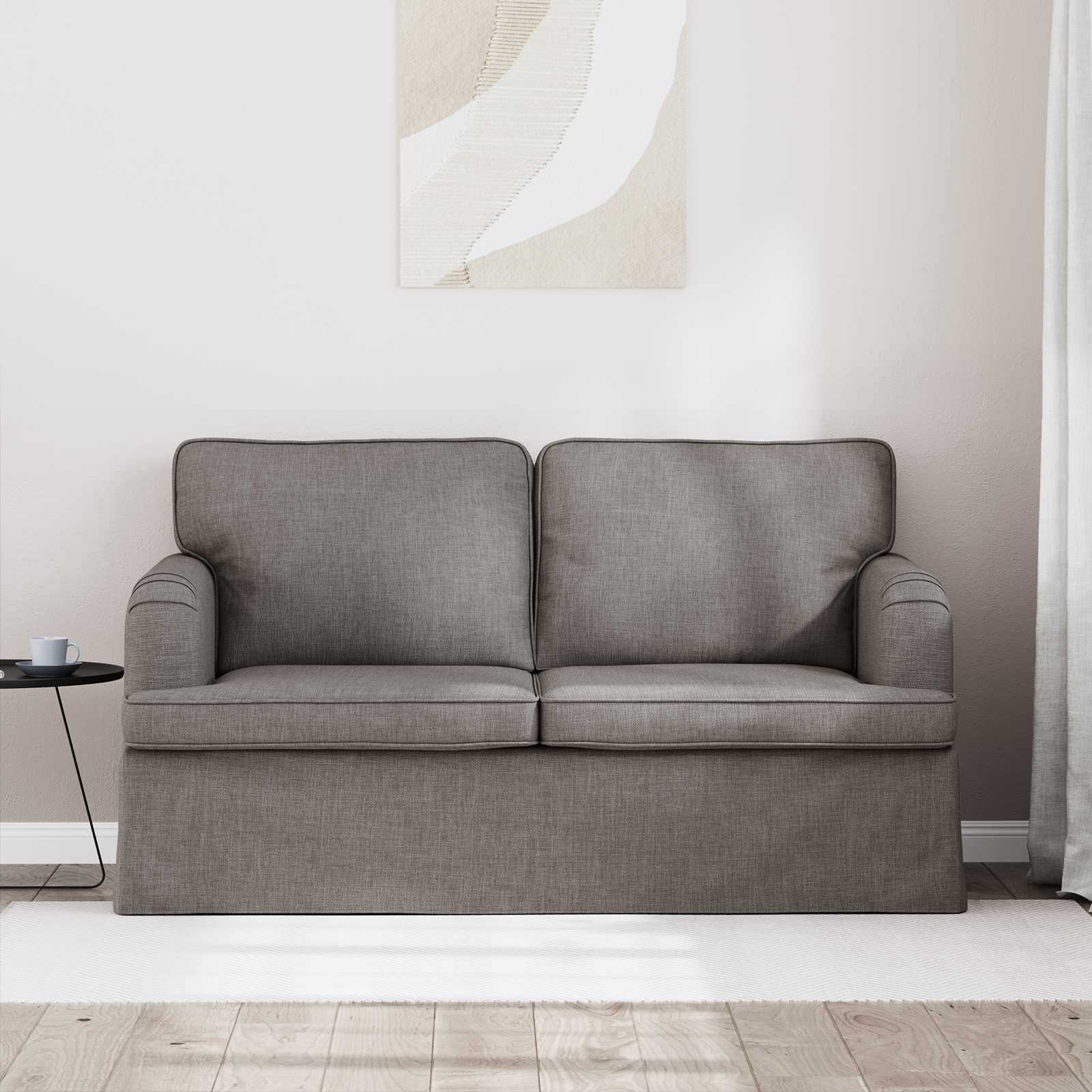 Kanapé tópszínű 142 x 80 x 85 cm fém