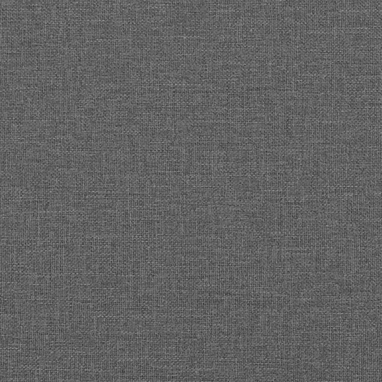 Kanapé sötétszürke 142 x 80 x 85 cm fém