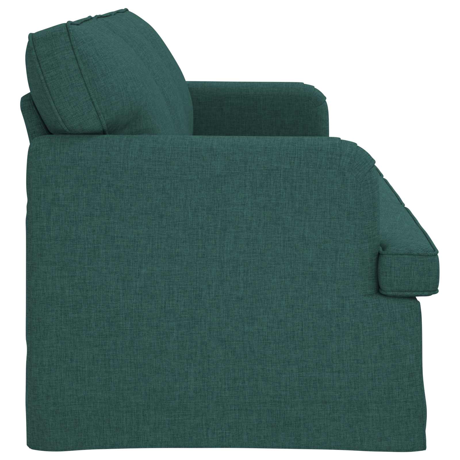 Kanapé sötétzöld 142 x 80 x 85 cm fém