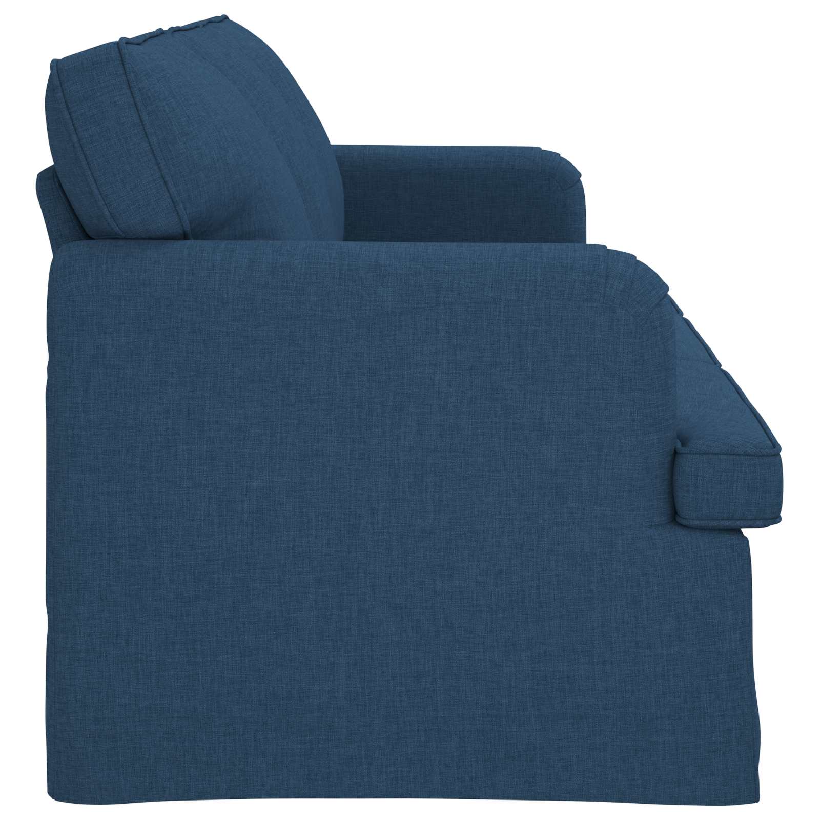 Kanapé kék 142 x 80 x 85 cm fém