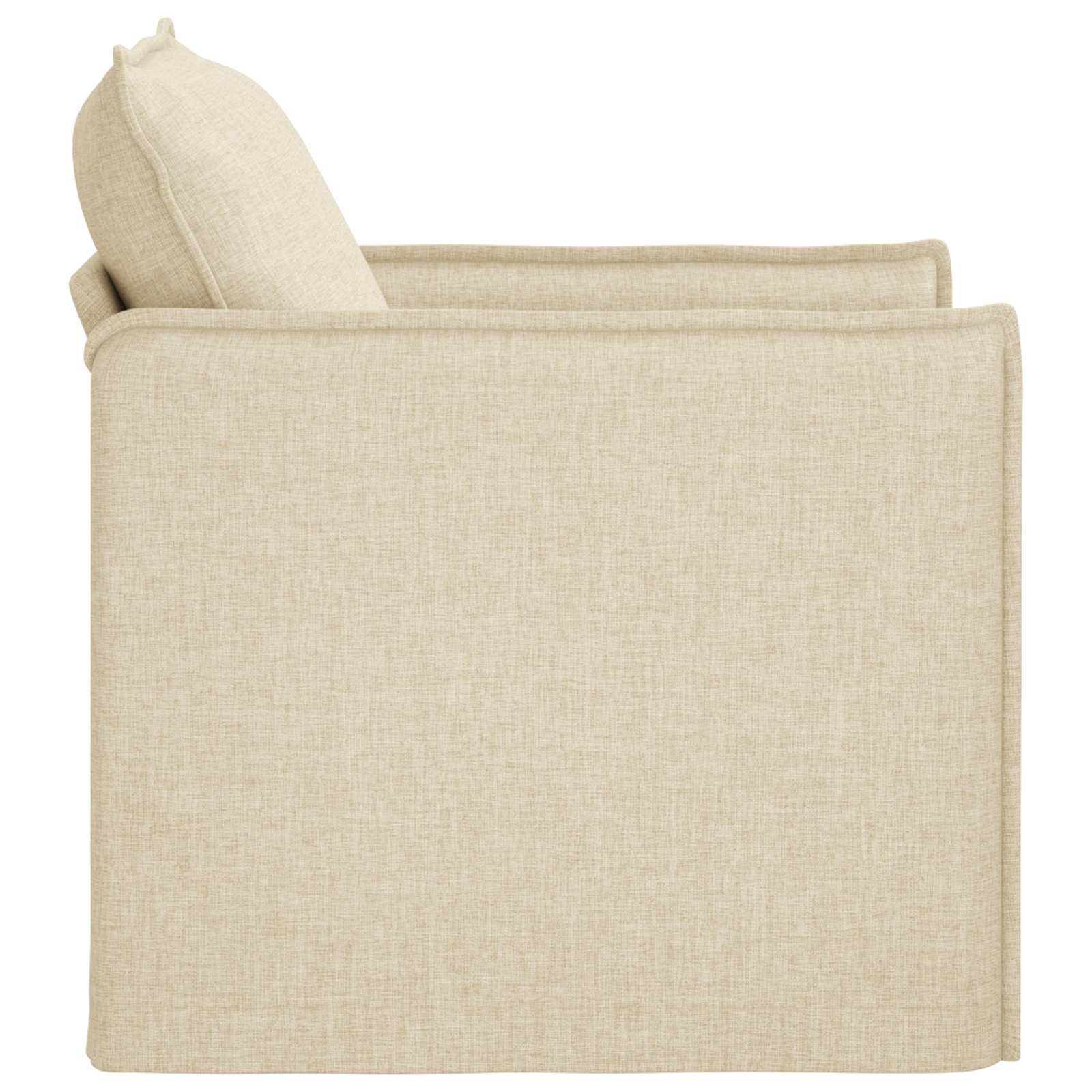 Kanapé 60cm krém fém