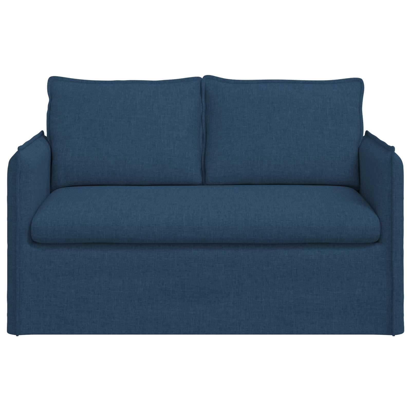 Kanapé kék 195 x 82 x 85 cm fém