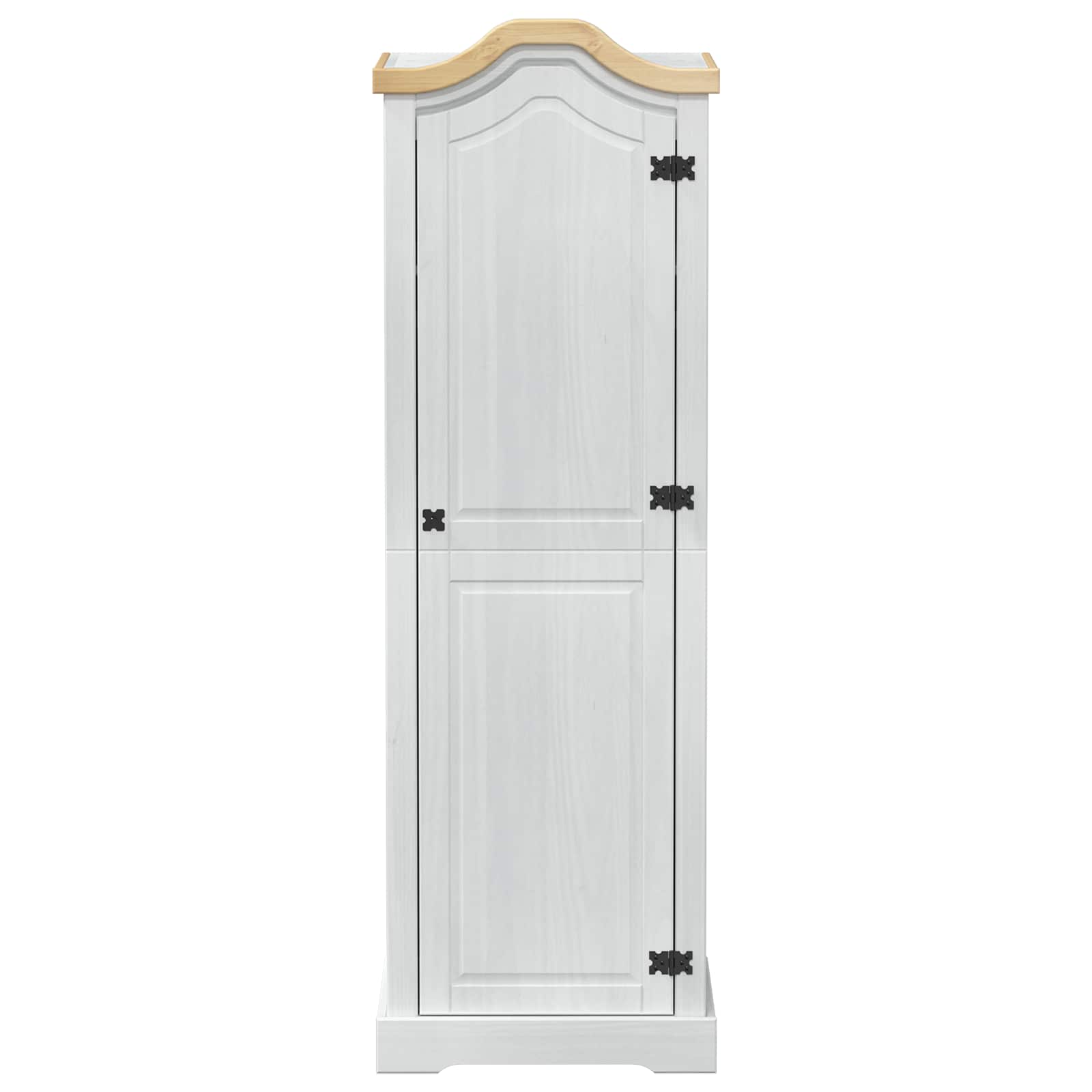Szekrények polcokkal fehér 55 x 52 x 170 cm tömör fenyőfa