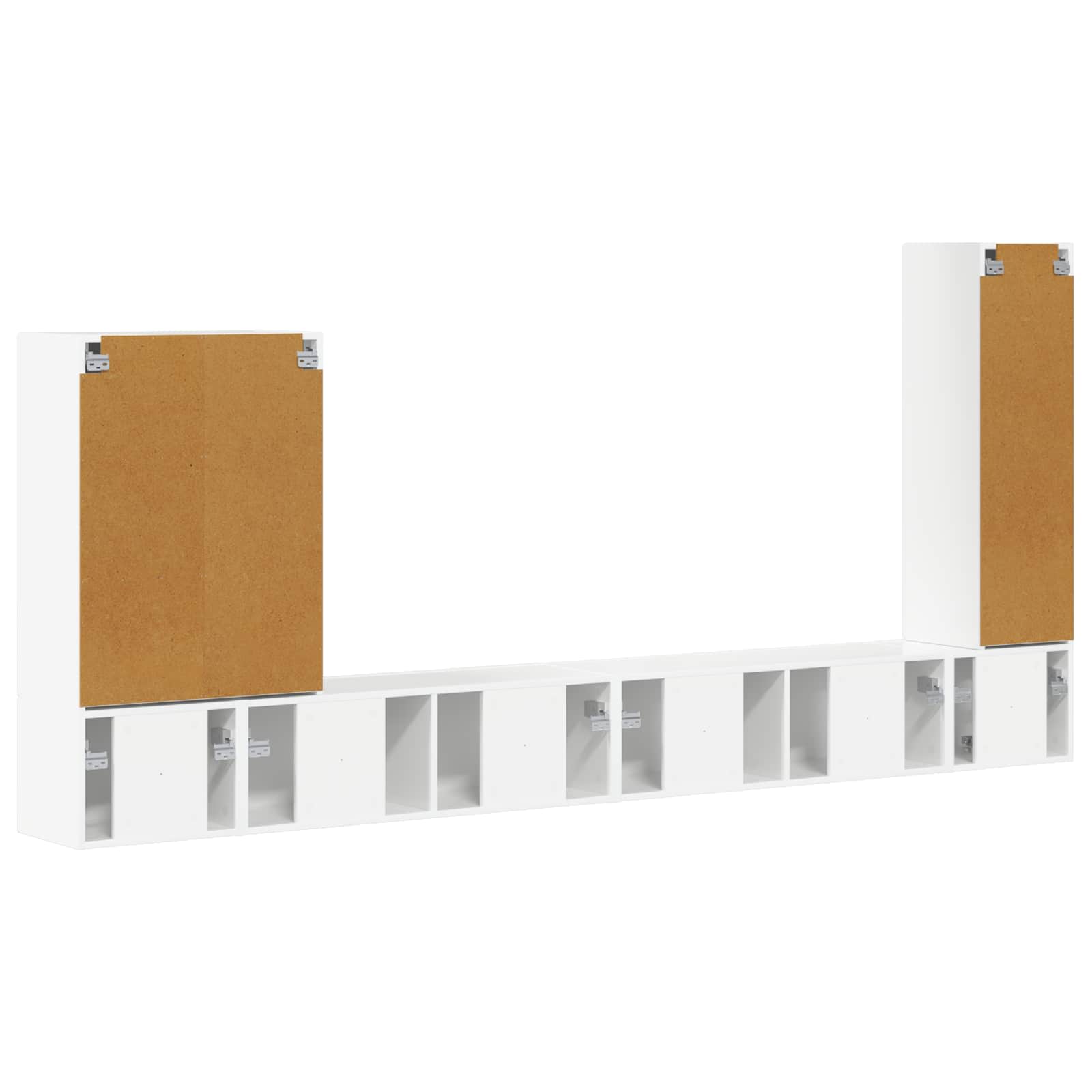 6 pcs magas fényű fehér