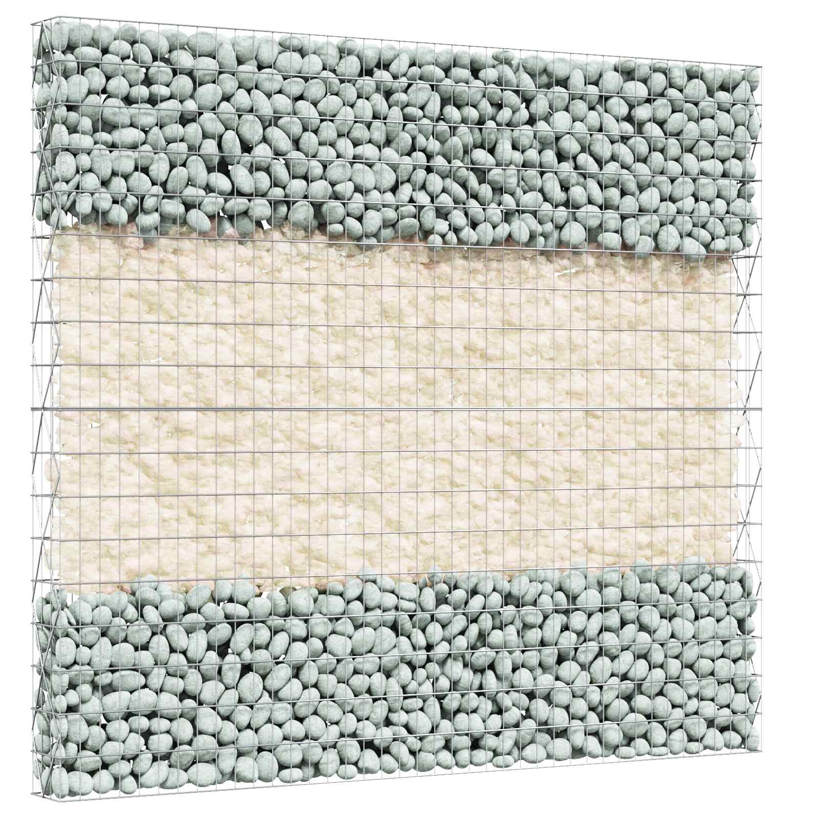 Kerti kövek arany 12 cm üveg