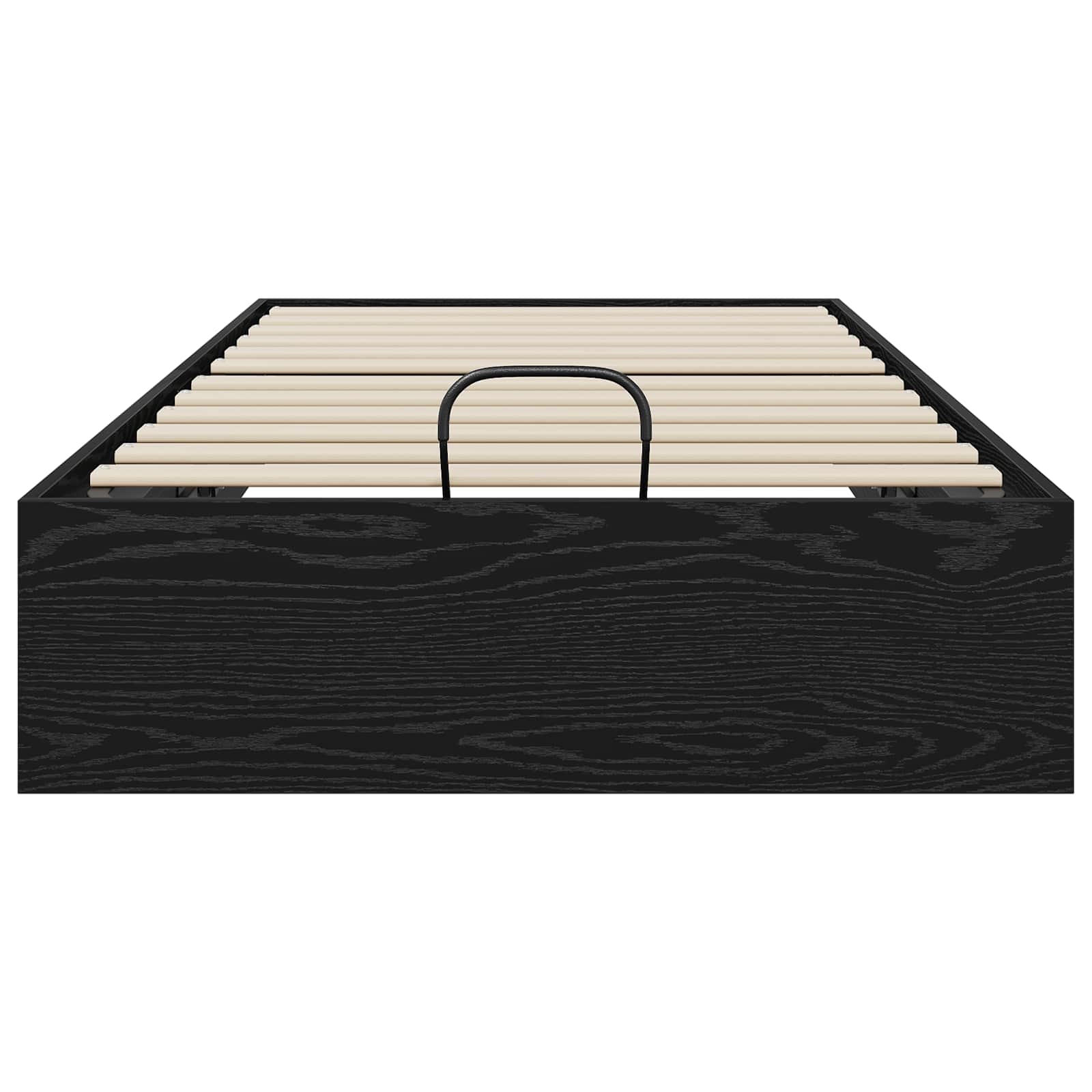 Ottomán ágykeret fekete tölgy 193 x 120 x 25 cm faforgácslap