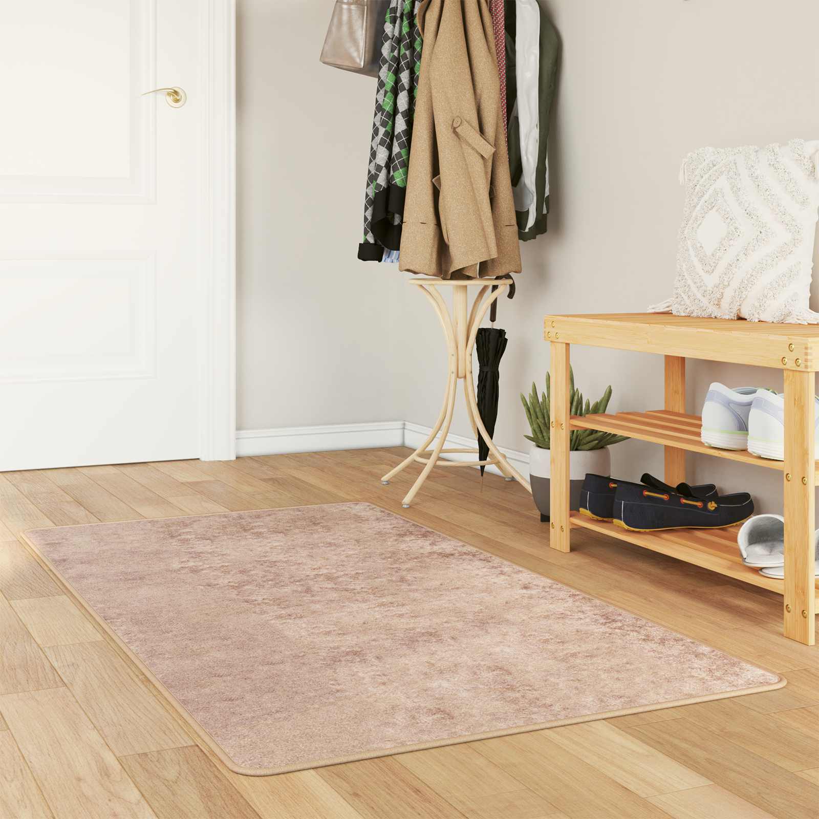 Szőnyeg futó marsa homokszín 80 x 150 cm poliészter és pvc